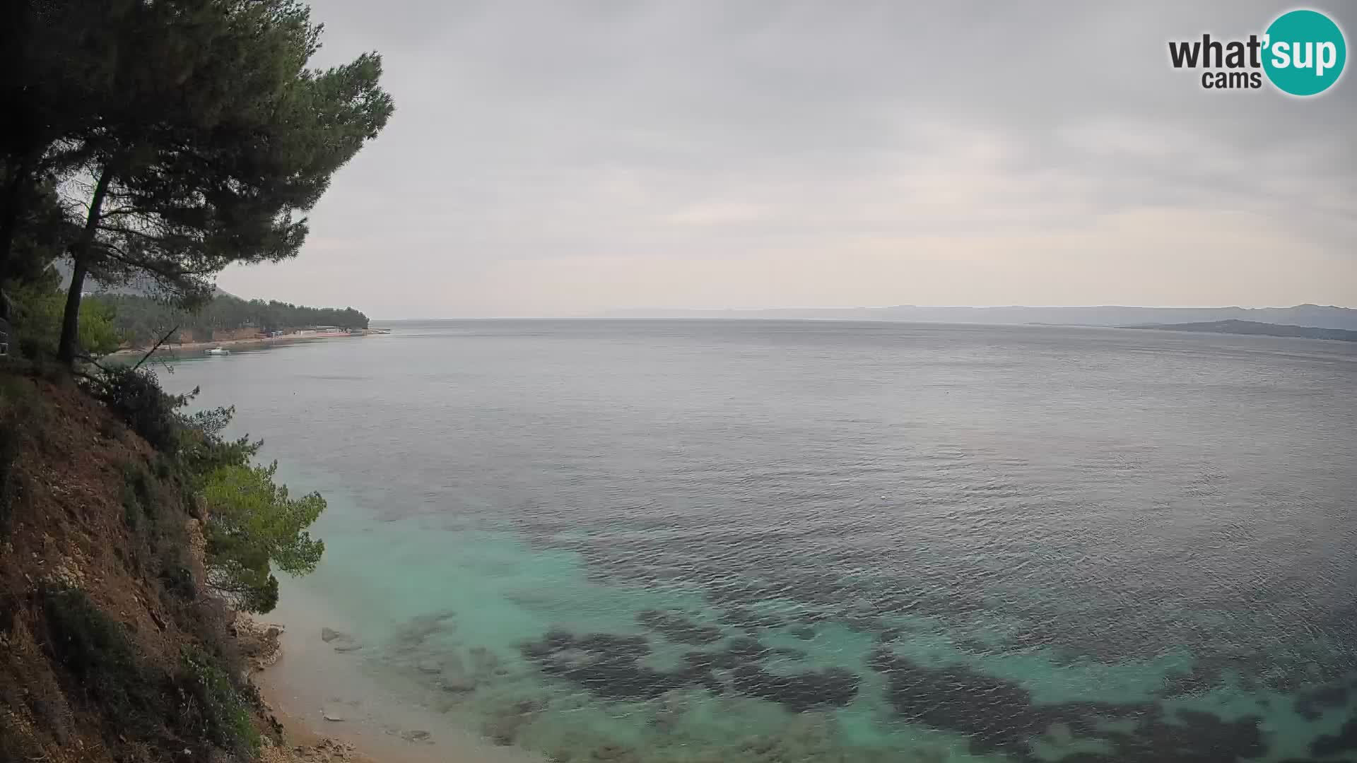 Webcam Potočine Beach Bol – Live View of Borak Beach, Brač Island