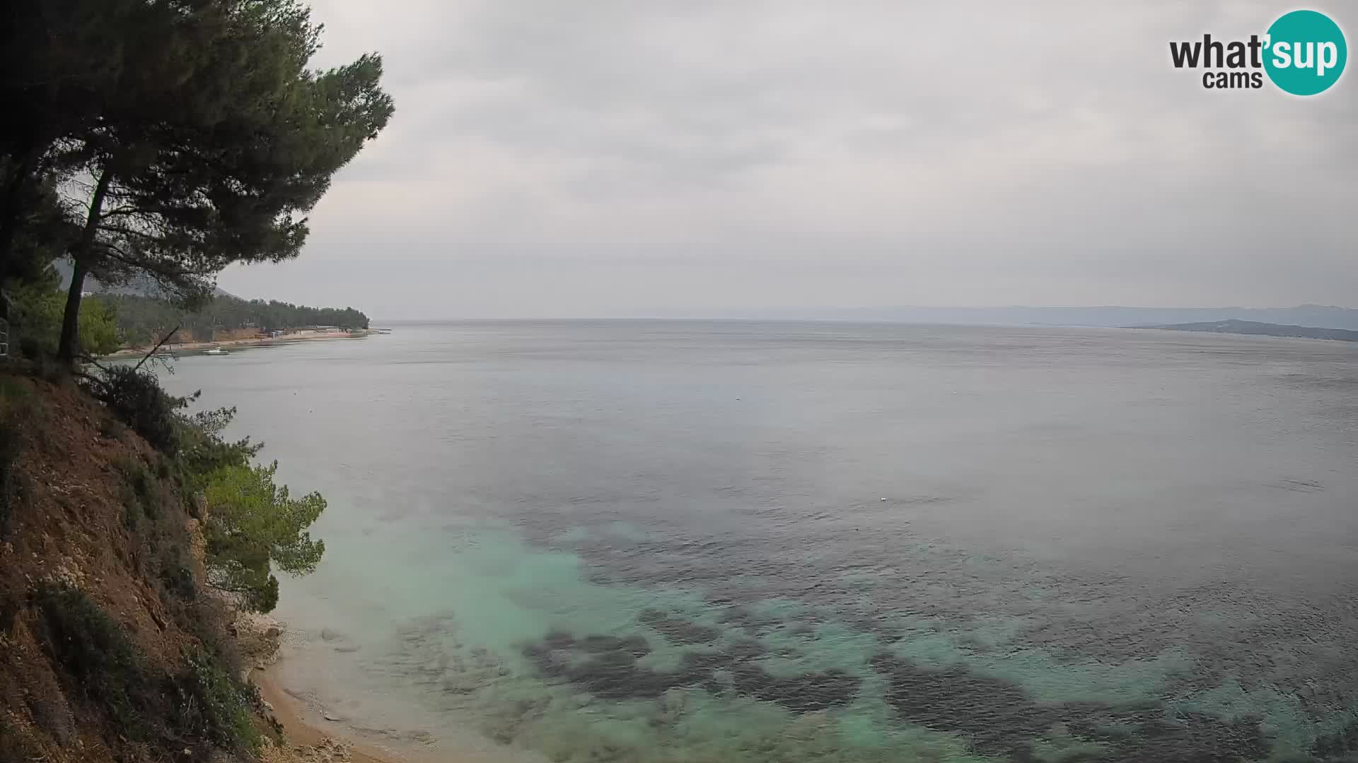 Webcam plage Potočine Bol – Vue en direct sur Borak Beach, île de Brač