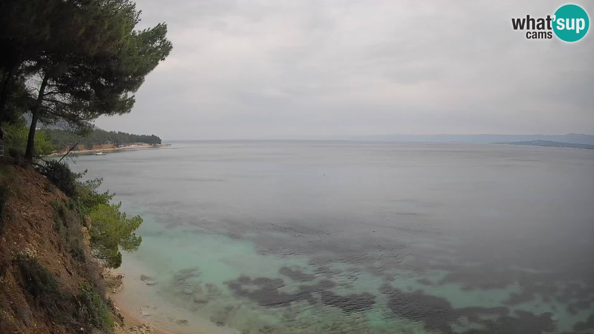 Webcam Strand Potočine Bol – Liveblick auf Borak Beach, Insel Brač