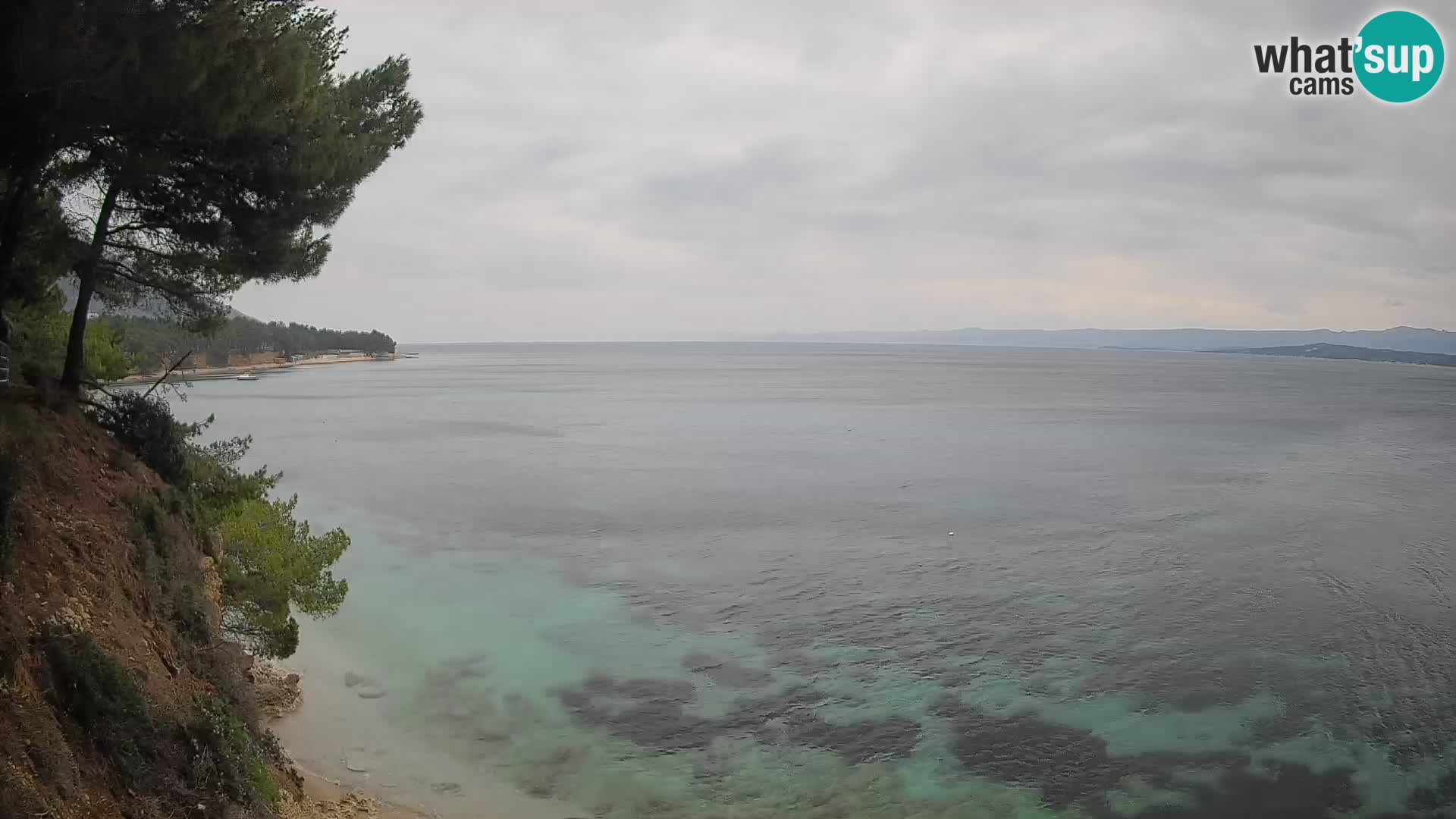 Webcam Potočine Beach Bol – Live View of Borak Beach, Brač Island