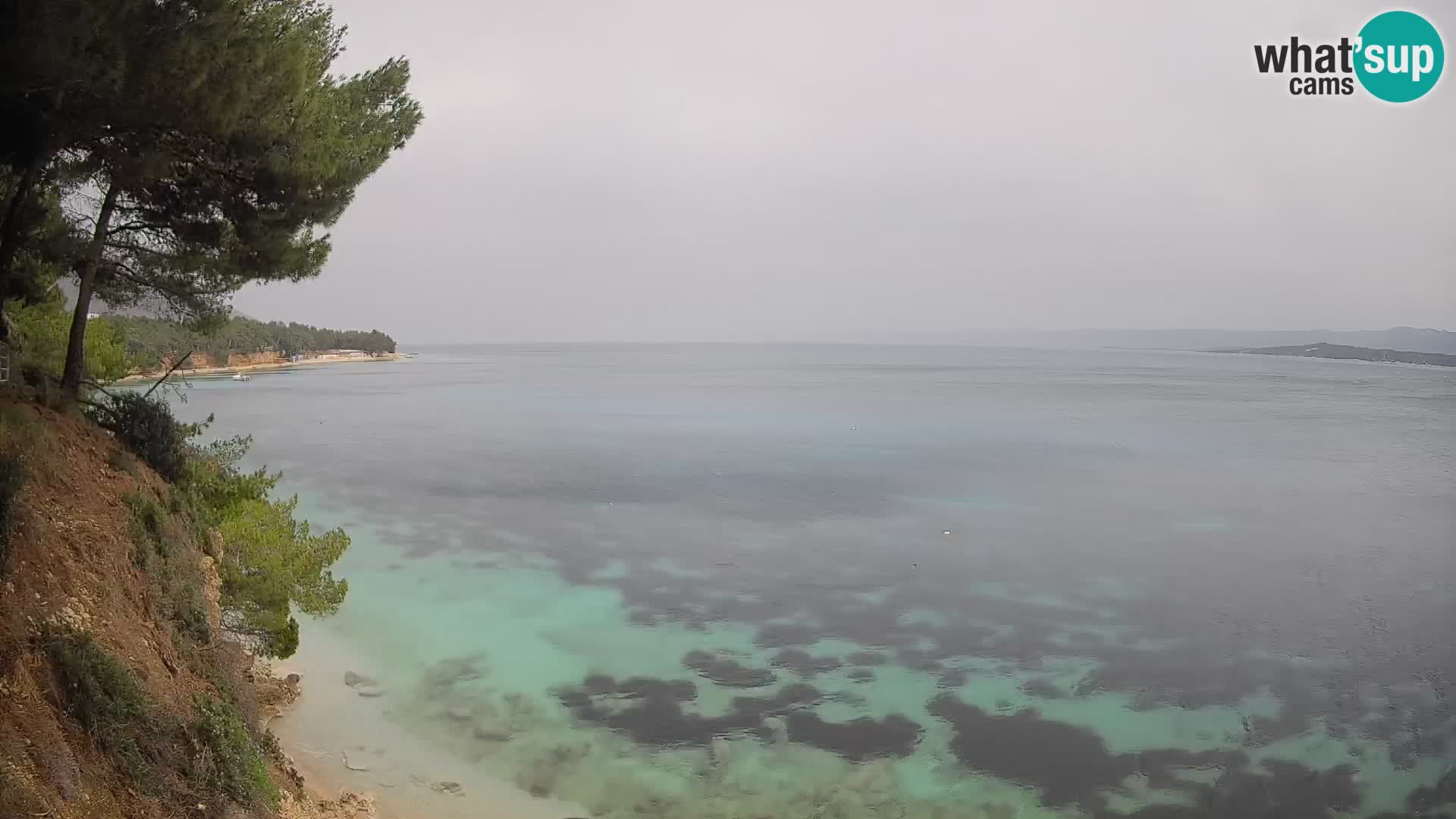 Webcam Strand Potočine Bol – Liveblick auf Borak Beach, Insel Brač