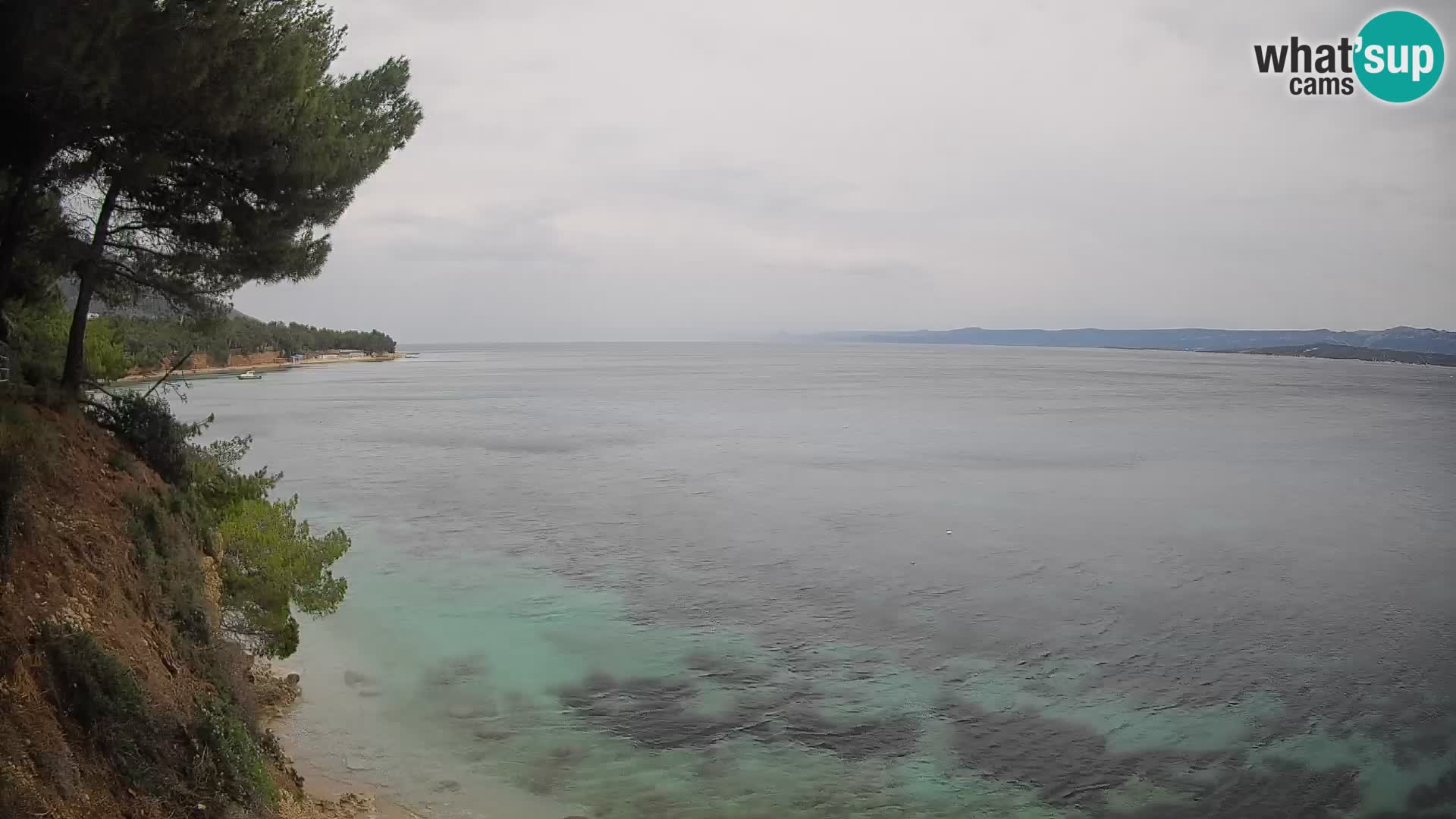 Webcam Potočine Beach Bol – Live View of Borak Beach, Brač Island