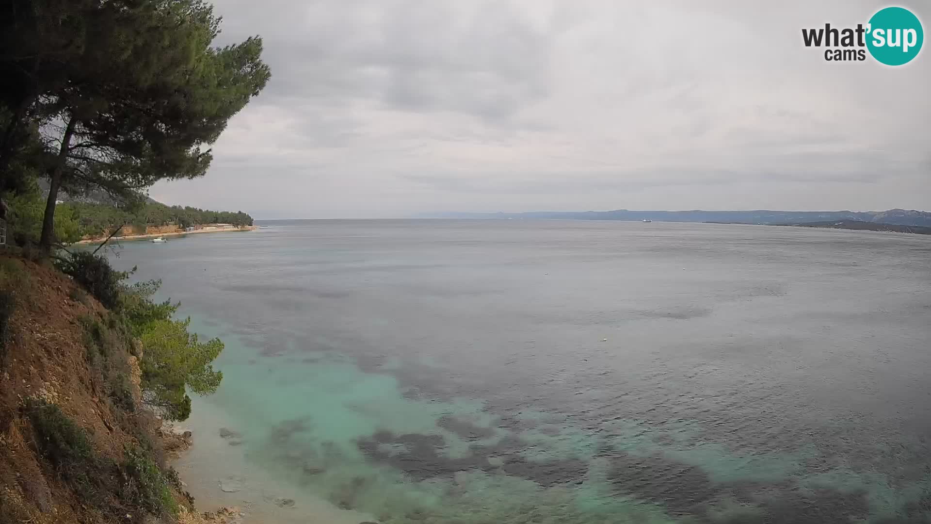 Webcam Playa Potočine Bol – Vista en vivo de Borak Beach, Isla de Brač