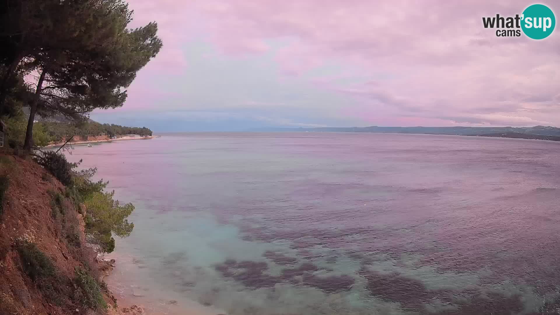Webcam Playa Potočine Bol – Vista en vivo de Borak Beach, Isla de Brač