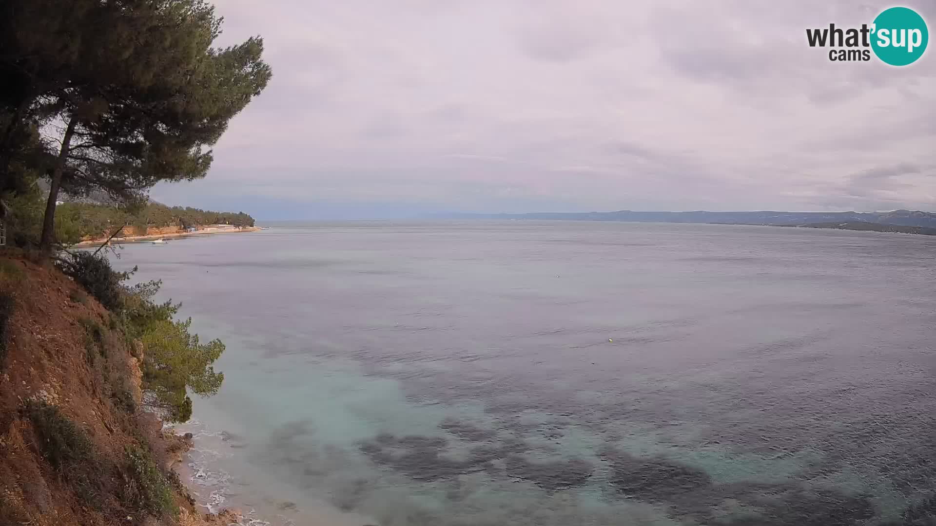 Webcam plage Potočine Bol – Vue en direct sur Borak Beach, île de Brač