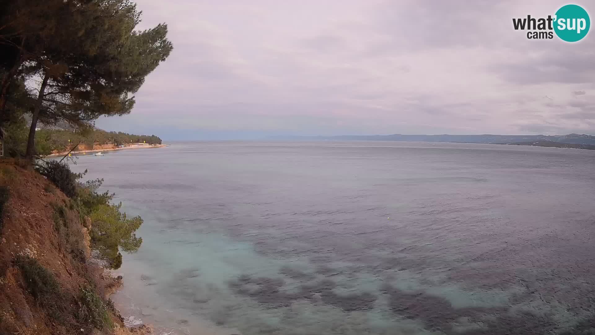 Webcam Strand Potočine Bol – Liveblick auf Borak Beach, Insel Brač