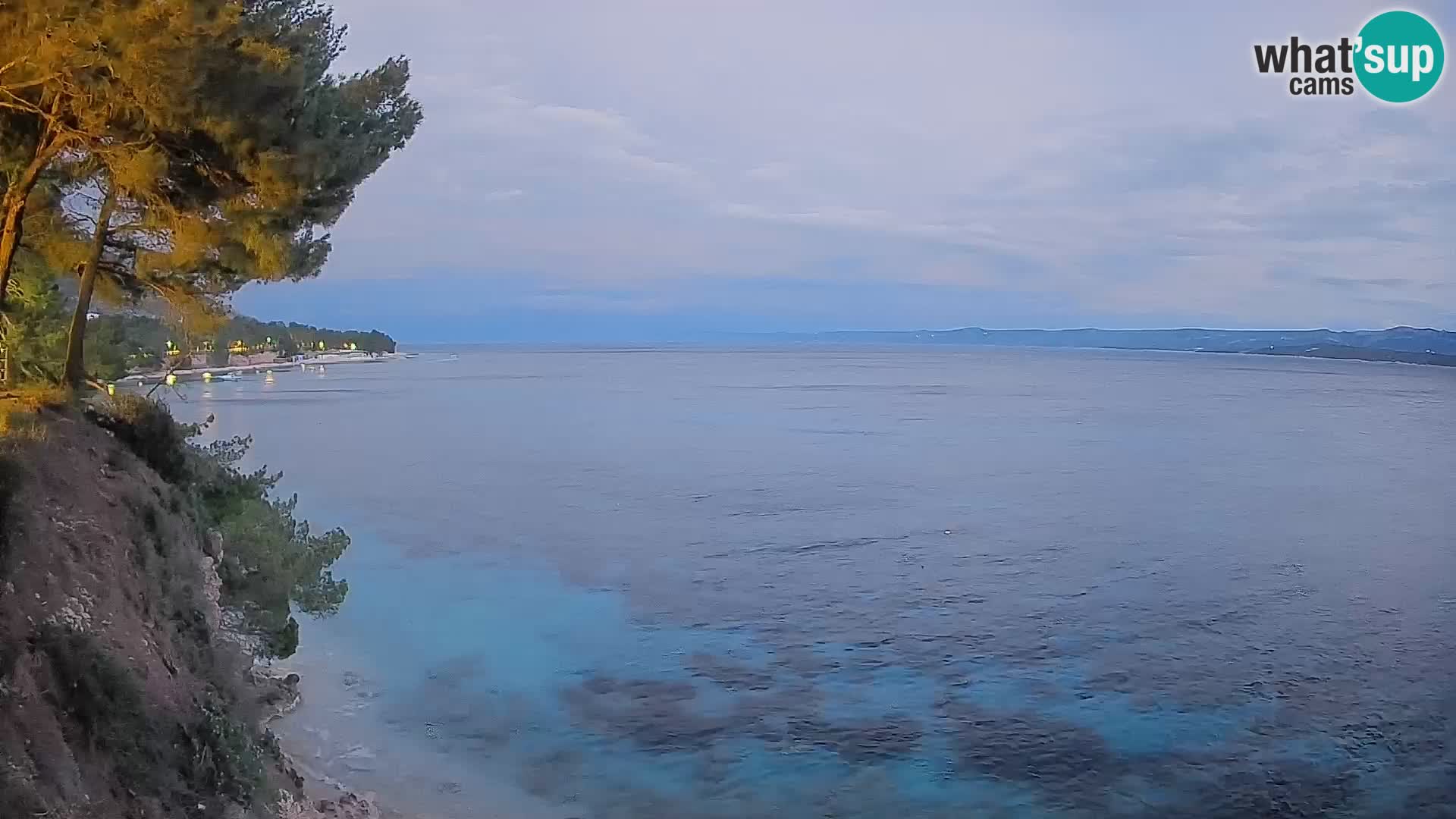 Webcam Potočine Beach Bol – Live View of Borak Beach, Brač Island