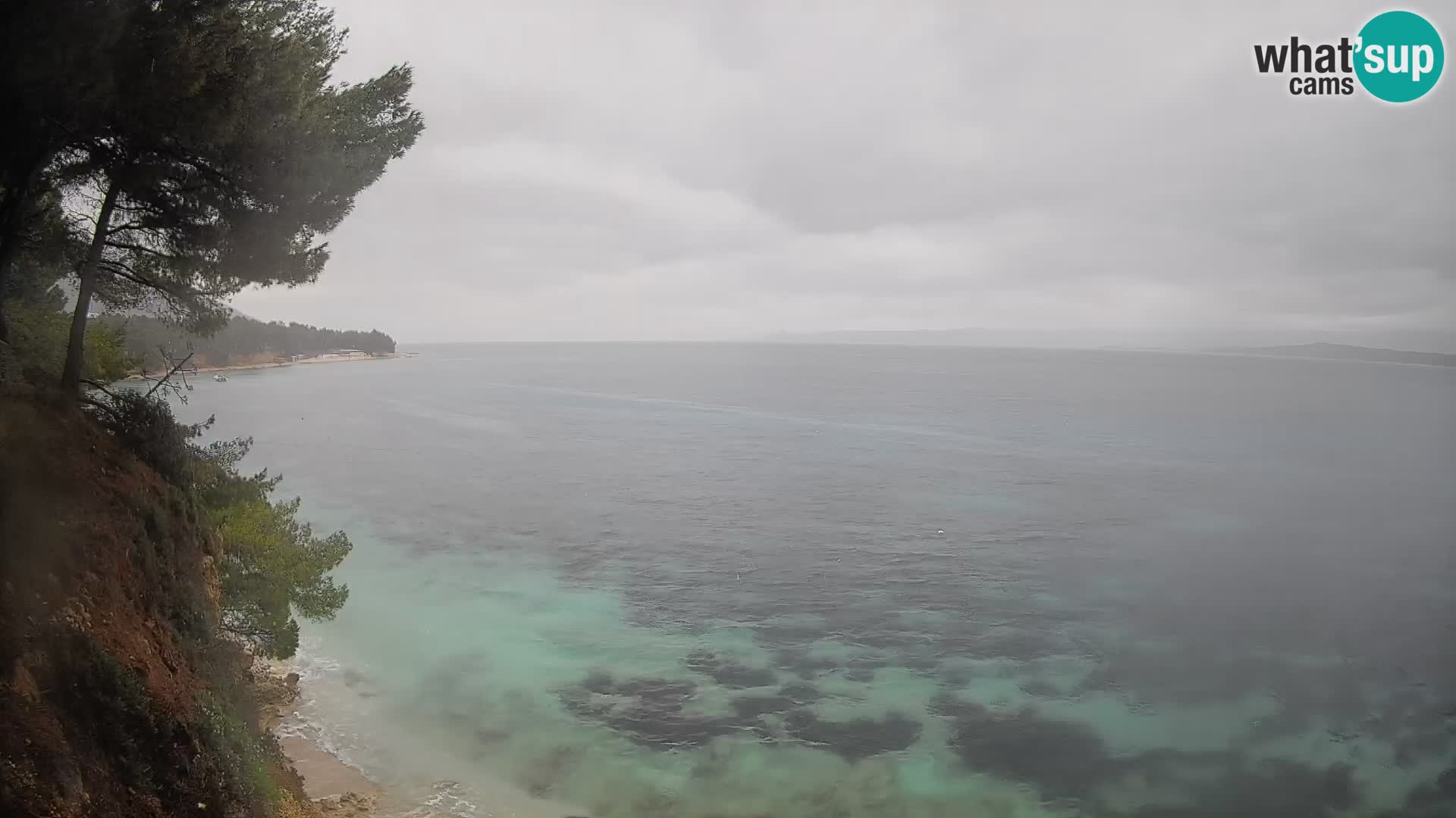 Webcam Potočine Beach Bol – Live View of Borak Beach, Brač Island
