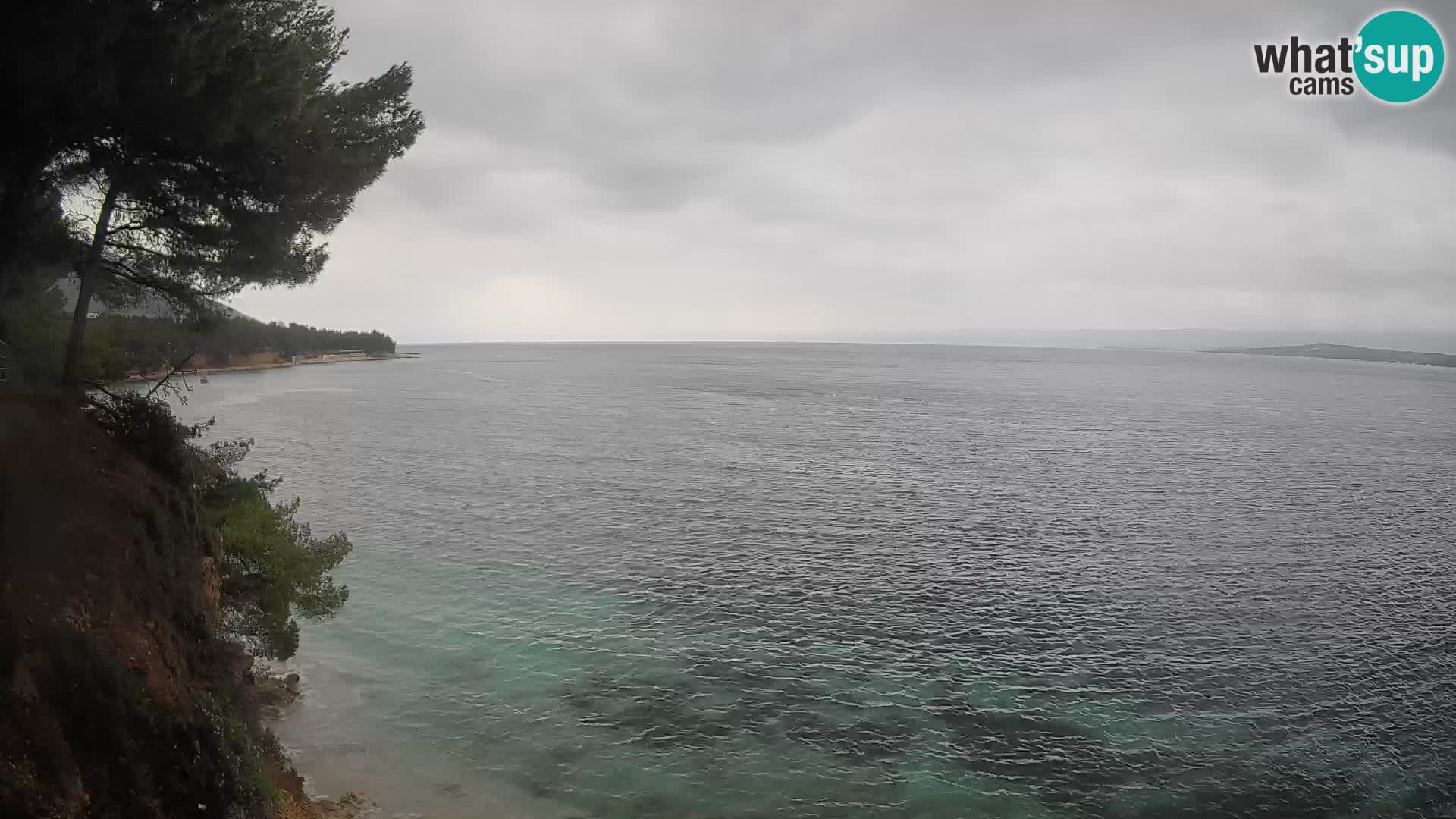Webcam Potočine Beach Bol – Live View of Borak Beach, Brač Island