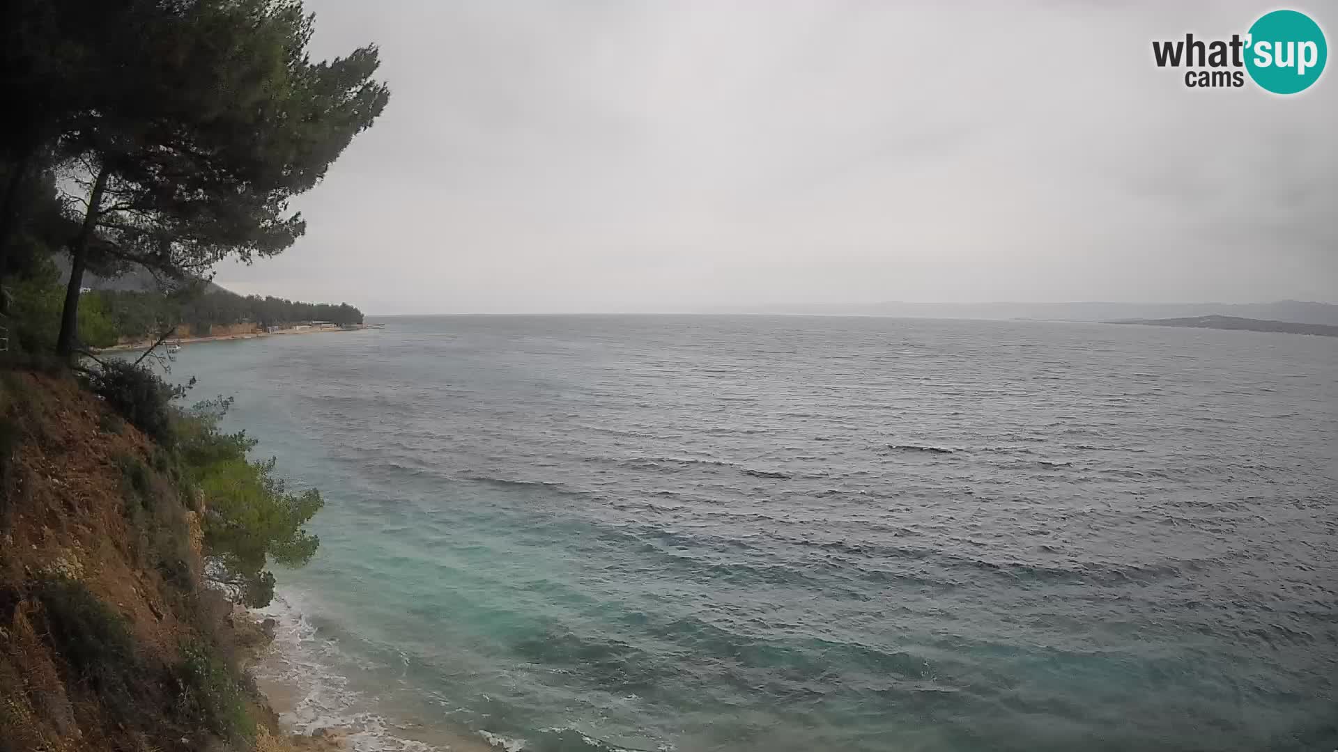 Webcam Playa Potočine Bol – Vista en vivo de Borak Beach, Isla de Brač