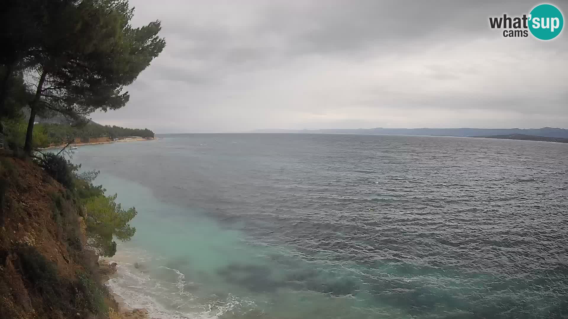 Webcam Playa Potočine Bol – Vista en vivo de Borak Beach, Isla de Brač