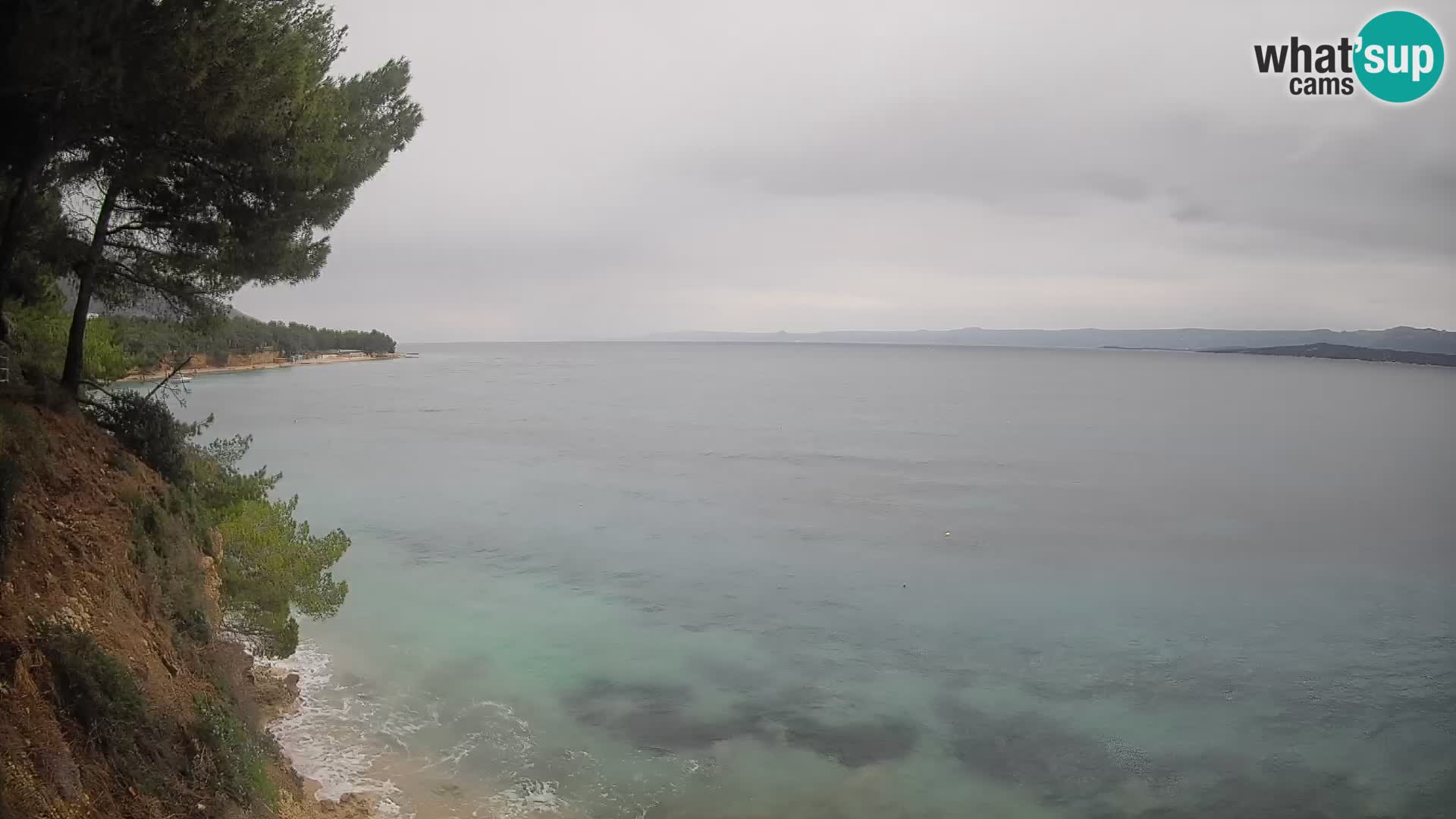 Webcam Playa Potočine Bol – Vista en vivo de Borak Beach, Isla de Brač