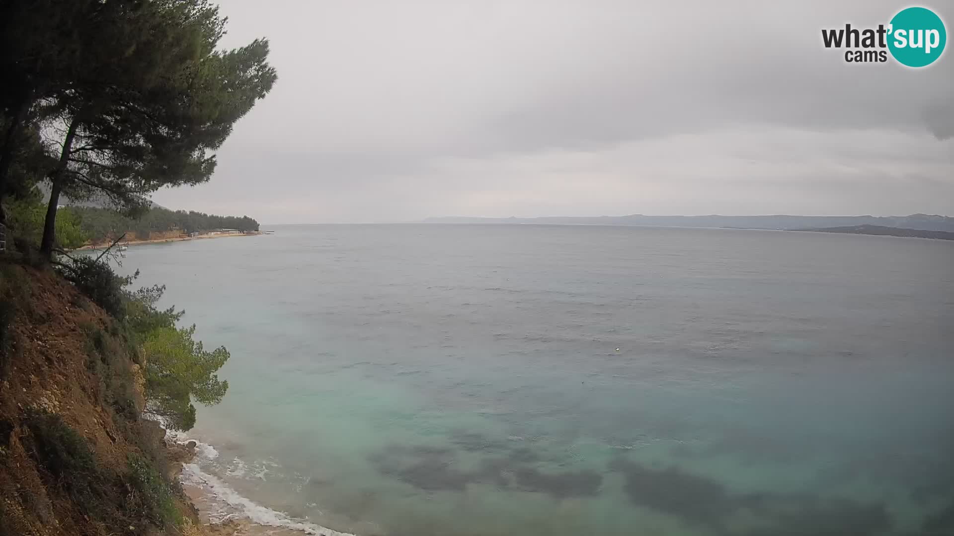 Webcam Potočine Beach Bol – Live View of Borak Beach, Brač Island