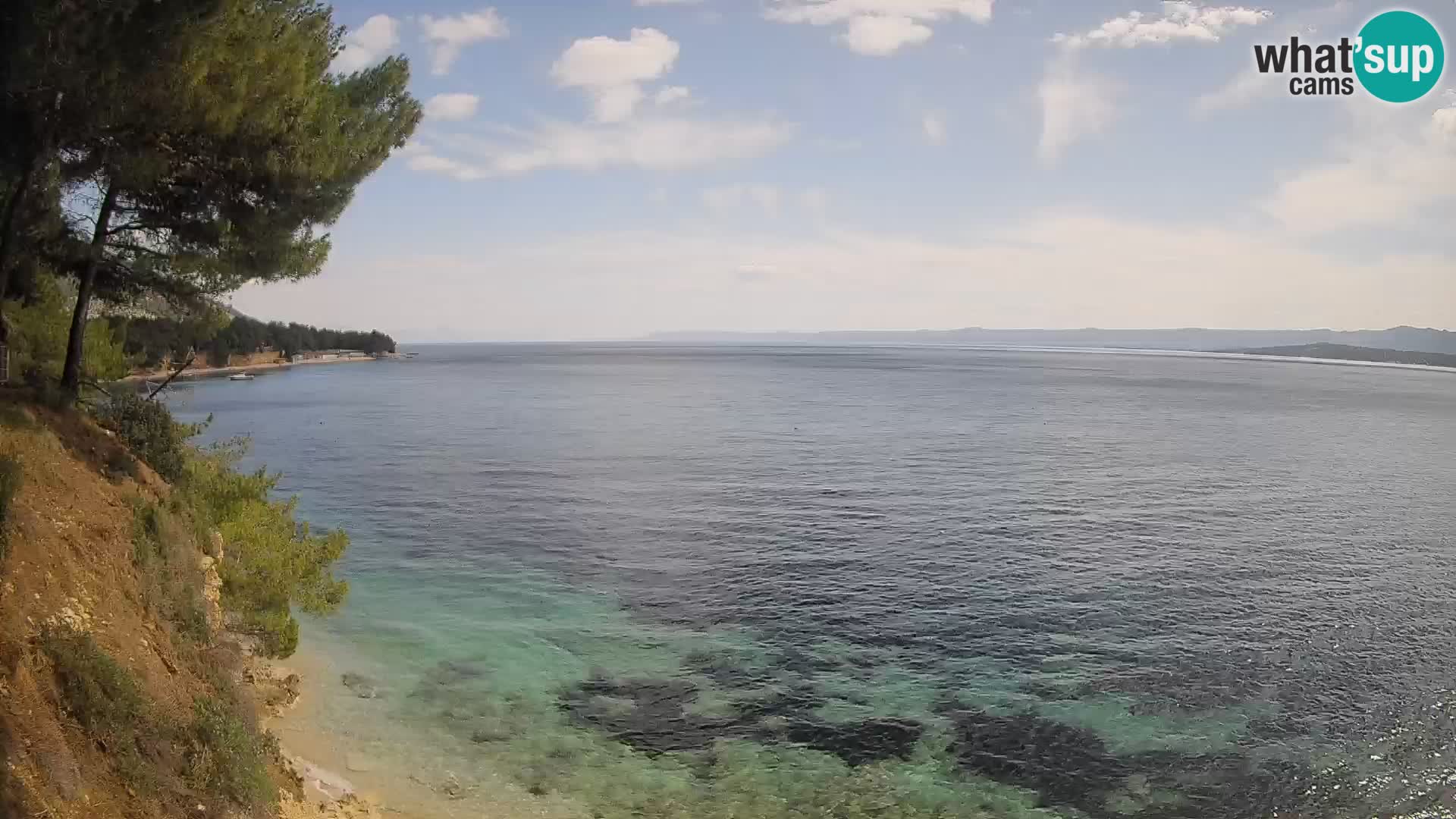 Webcam Potočine Beach Bol – Live View of Borak Beach, Brač Island