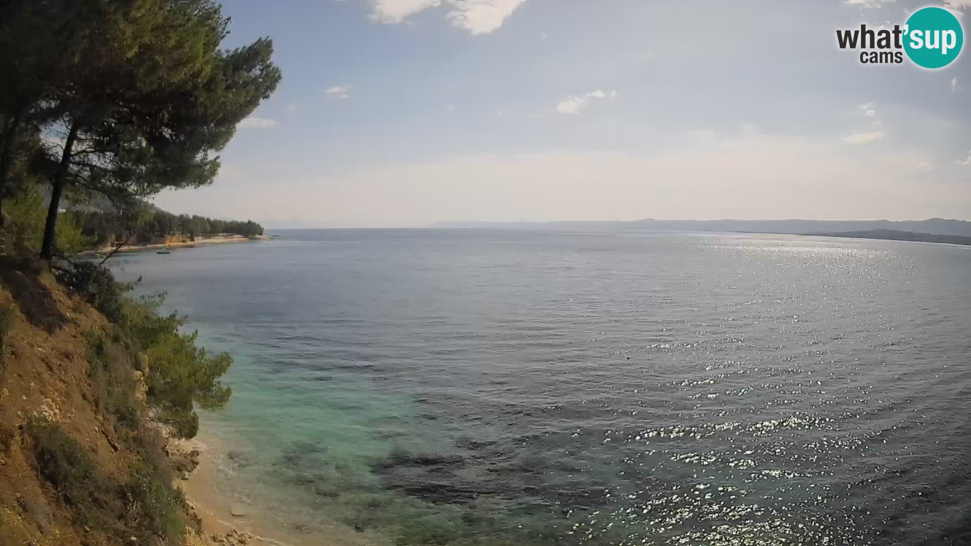 Webcam Playa Potočine Bol – Vista en vivo de Borak Beach, Isla de Brač