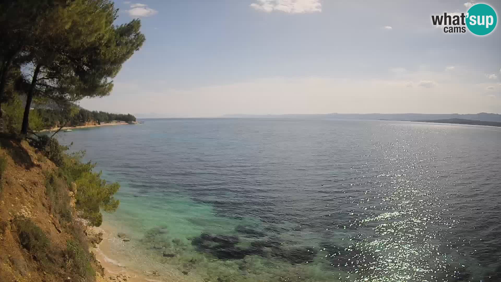 Webcam Potočine Beach Bol – Live View of Borak Beach, Brač Island