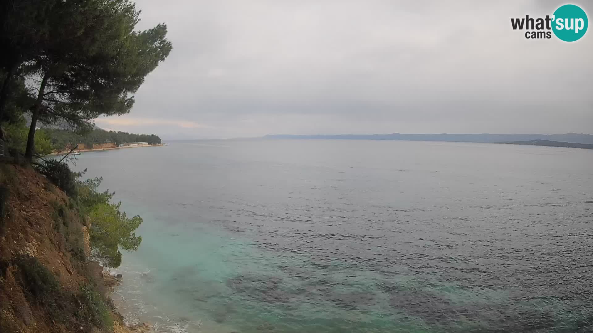 Web kamera Potočine Bol – Pogled uživo na plažu Borak, otok Brač