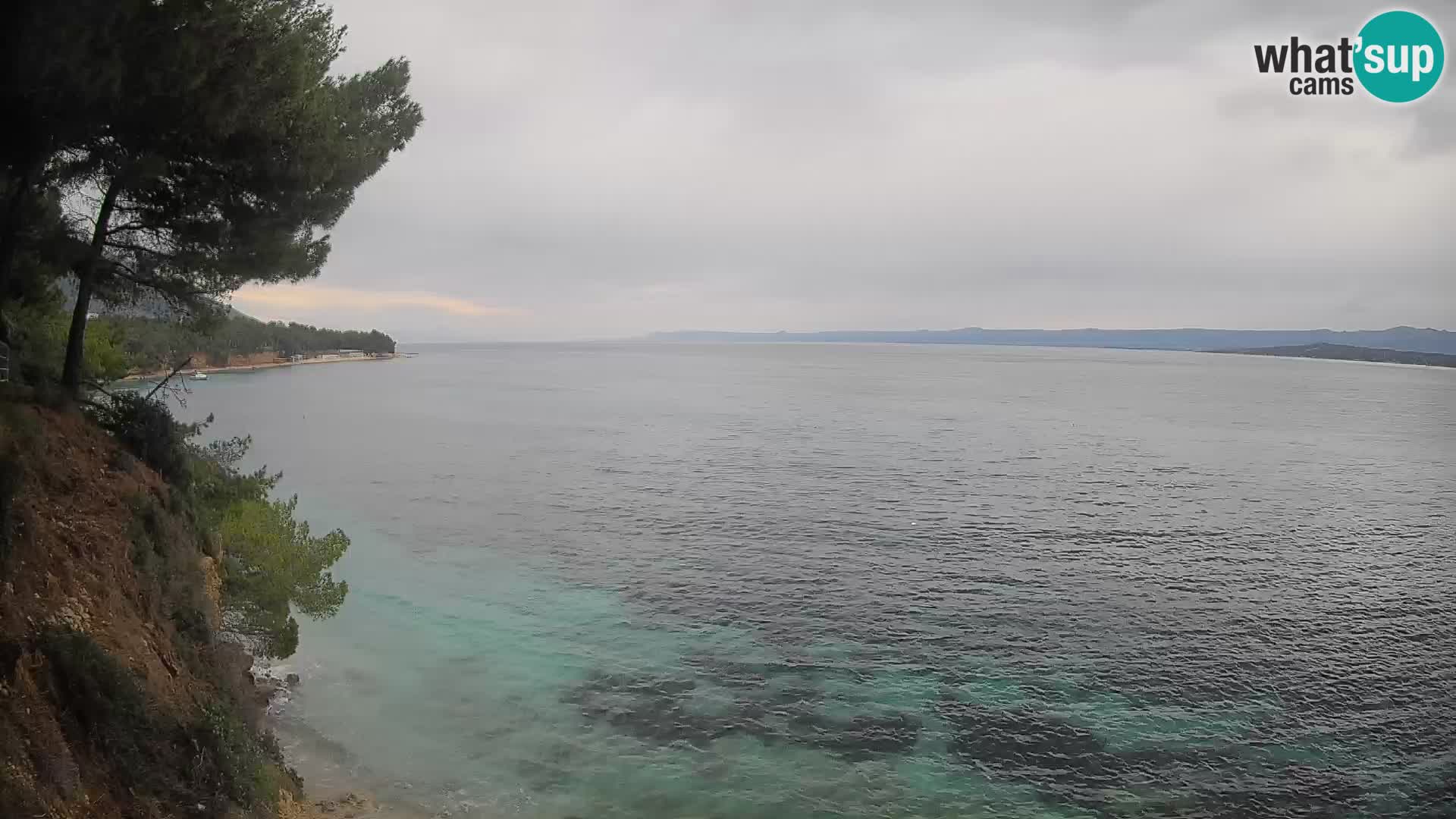 Webcam Playa Potočine Bol – Vista en vivo de Borak Beach, Isla de Brač