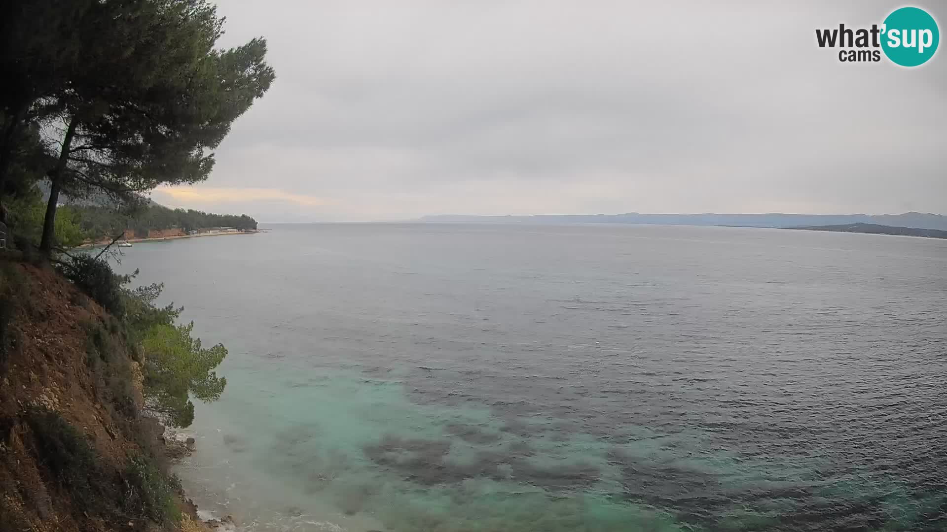 Webcam Playa Potočine Bol – Vista en vivo de Borak Beach, Isla de Brač