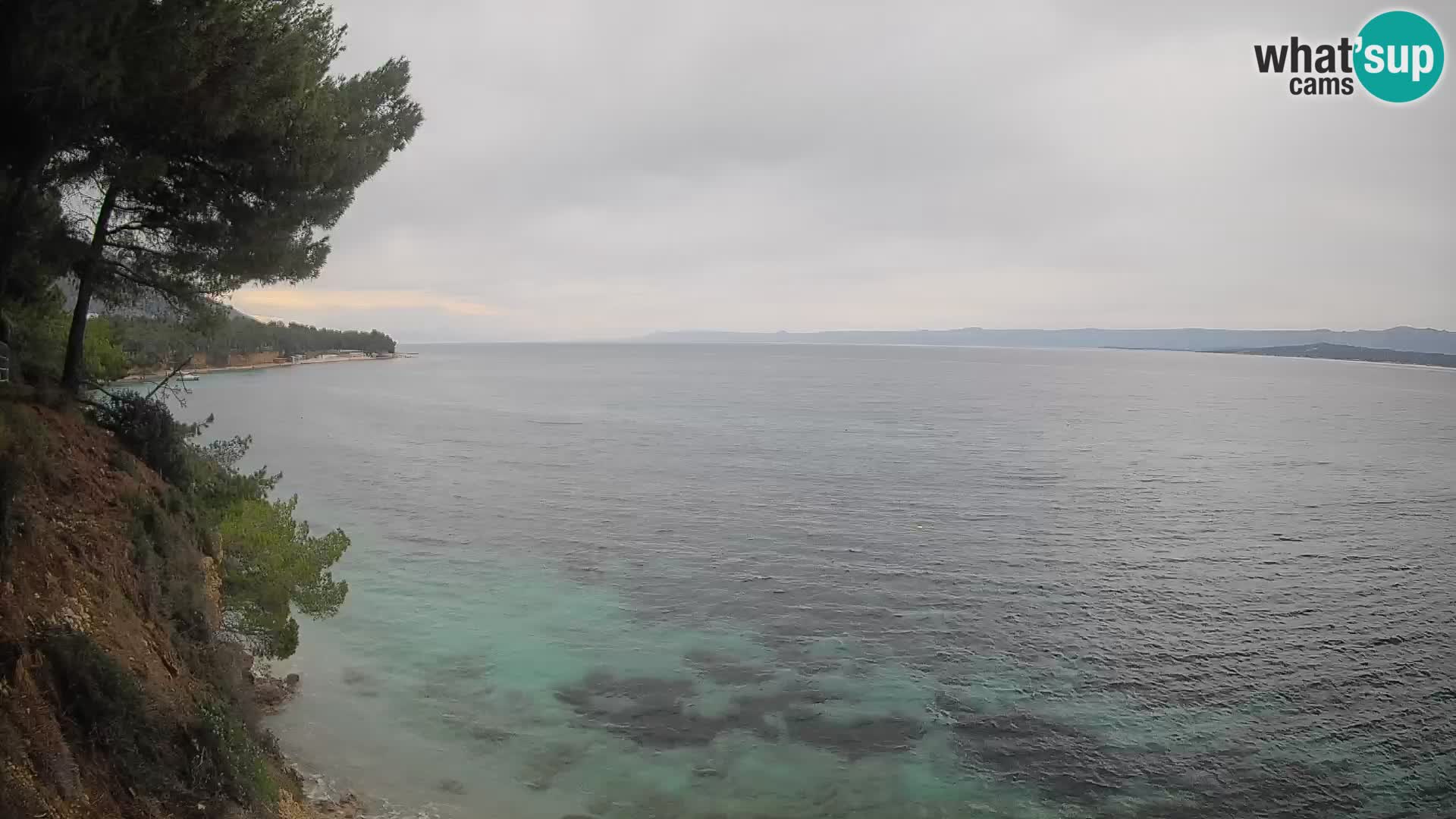 Webcam Strand Potočine Bol – Liveblick auf Borak Beach, Insel Brač