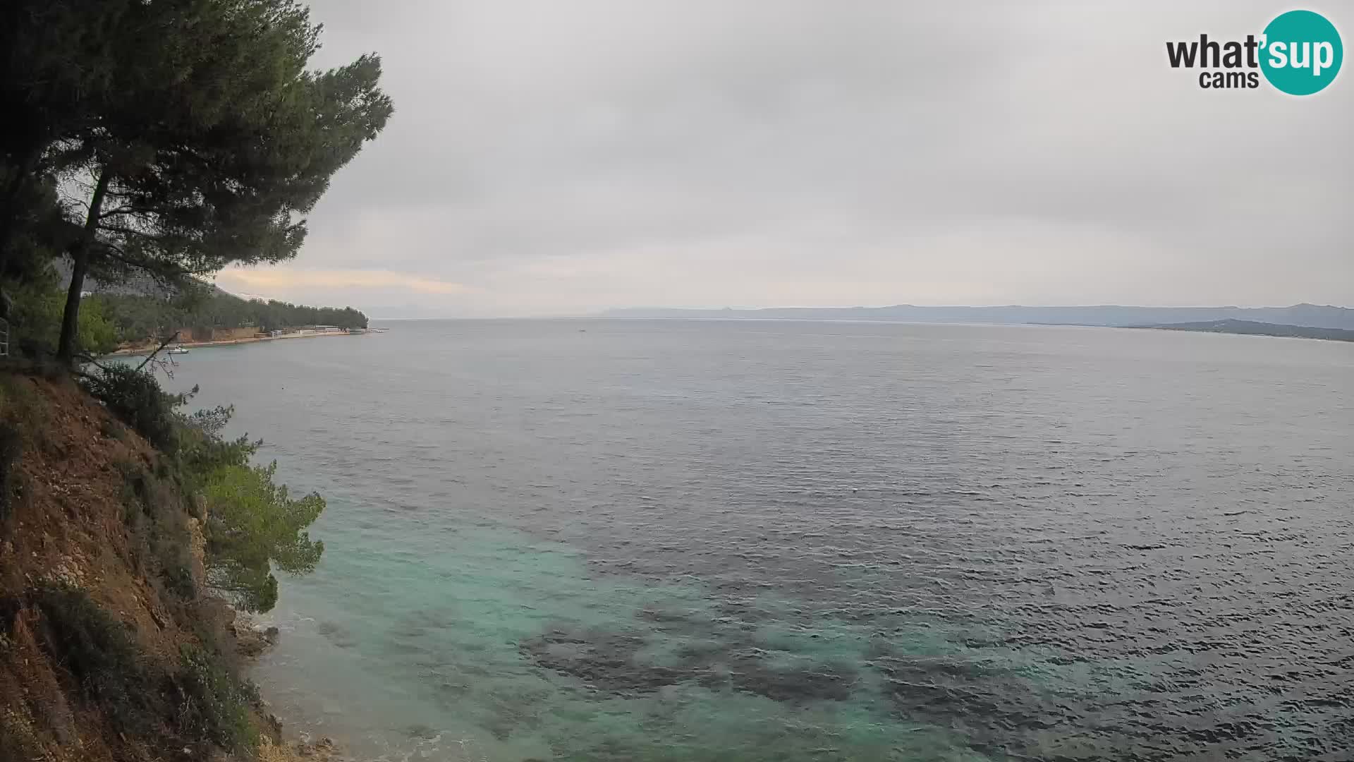 Webcam plage Potočine Bol – Vue en direct sur Borak Beach, île de Brač