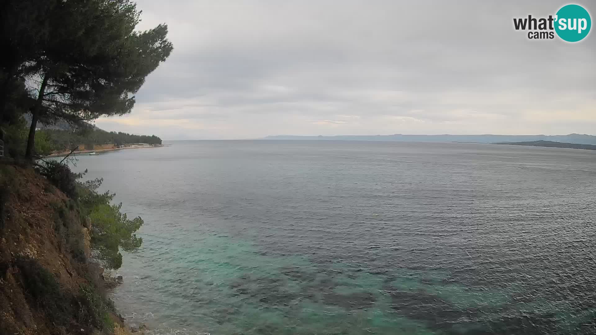 Webcam Potočine Beach Bol – Live View of Borak Beach, Brač Island
