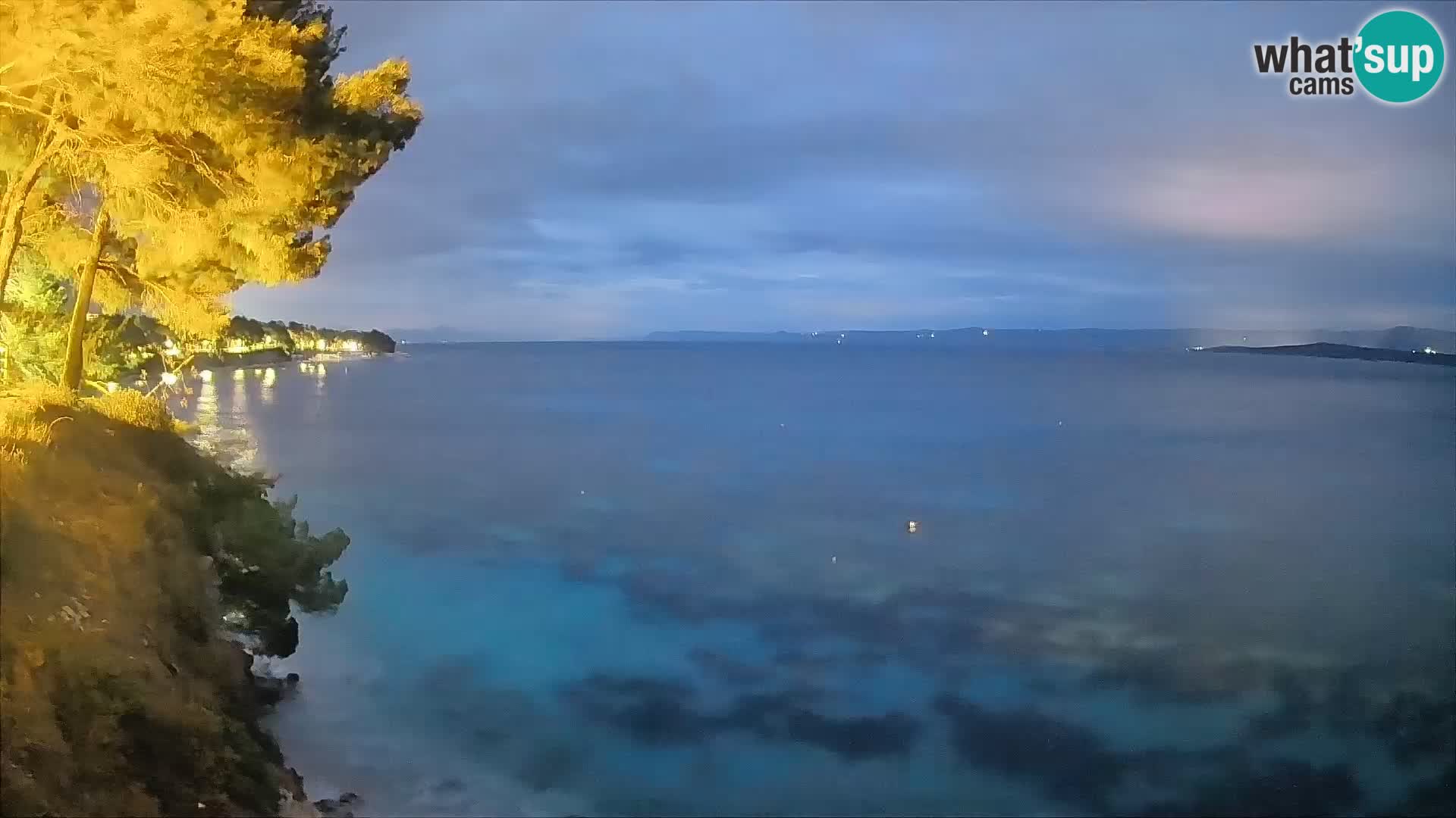 Webcam Potočine Beach Bol – Live View of Borak Beach, Brač Island