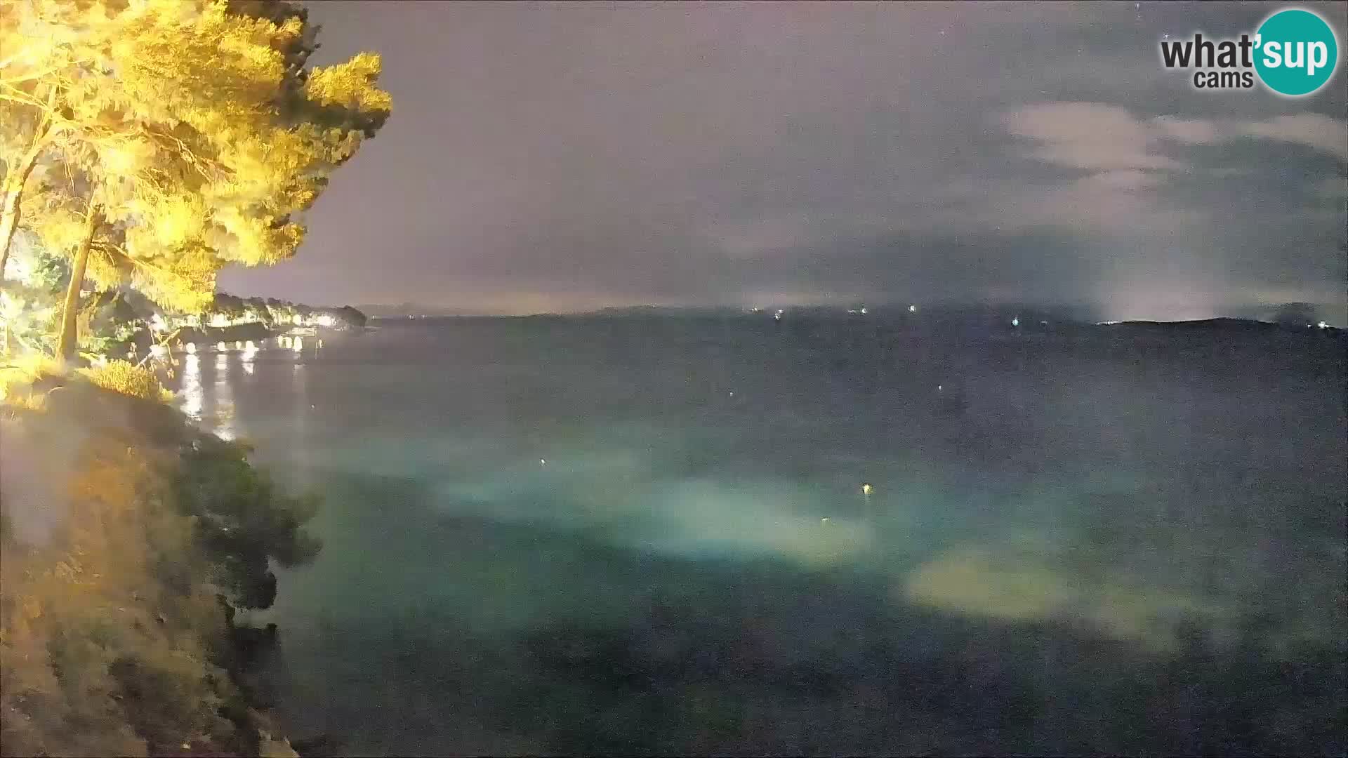 Webcam Spiaggia Potočine Bol – Vista live sulla spiaggia Borak, Isola di Brač