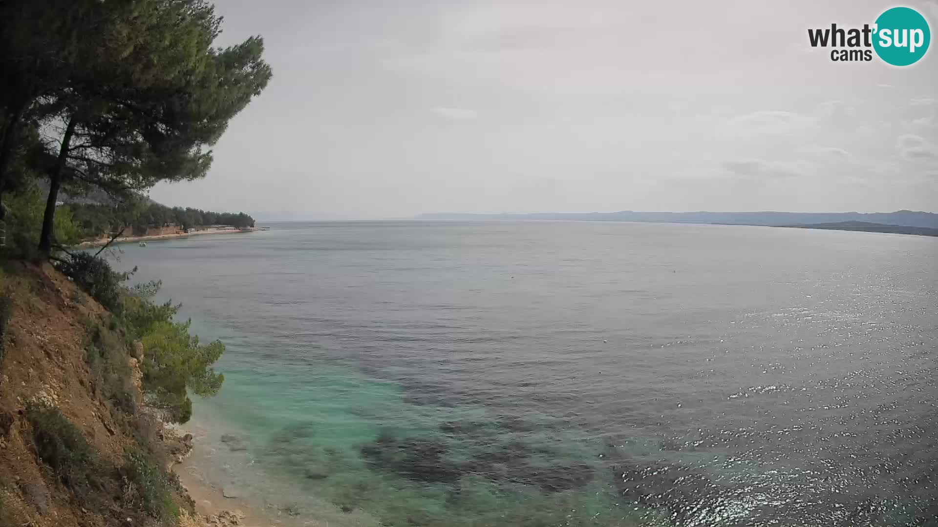 Webcam Potočine Beach Bol – Live View of Borak Beach, Brač Island