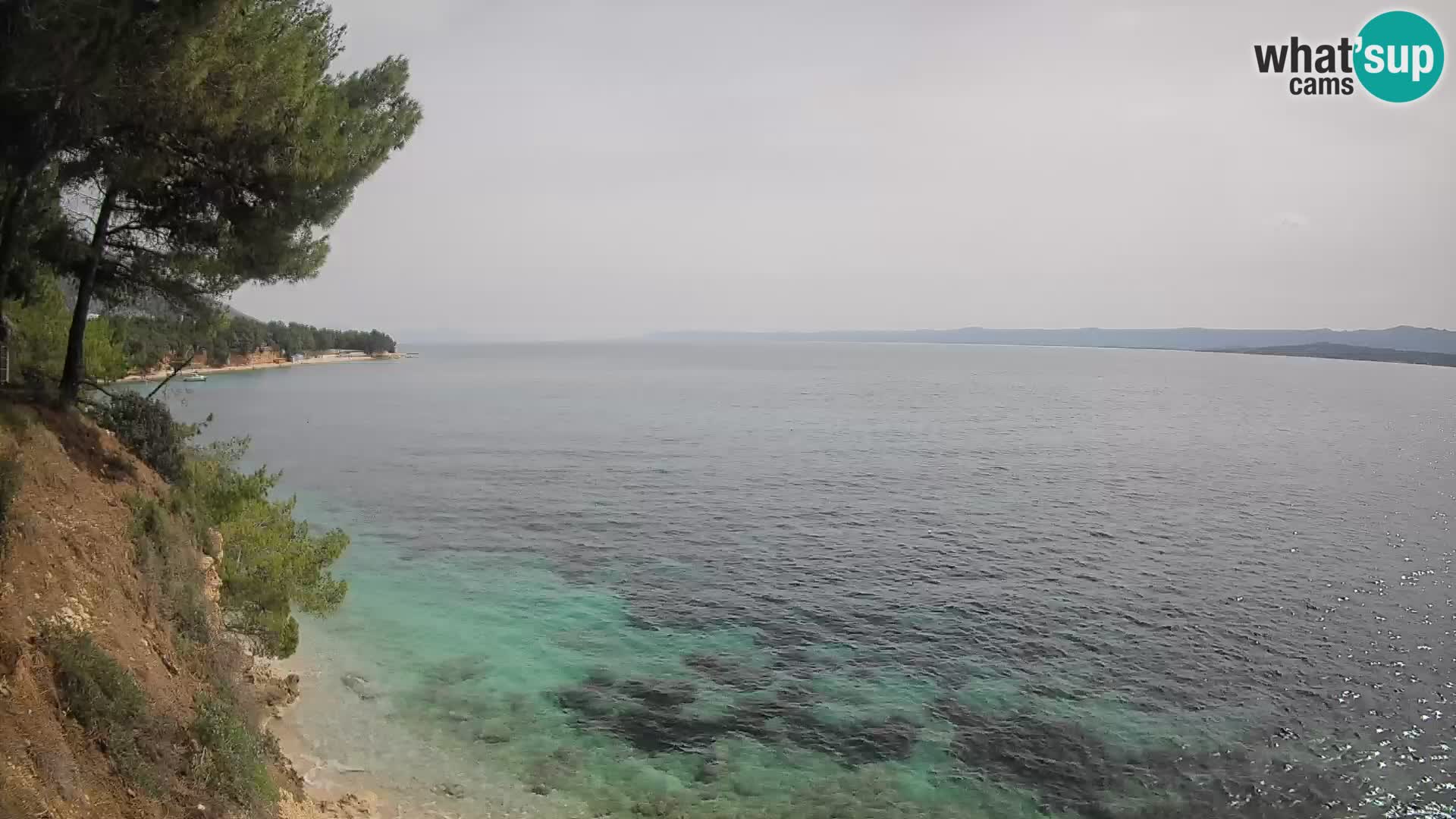 Webcam Playa Potočine Bol – Vista en vivo de Borak Beach, Isla de Brač