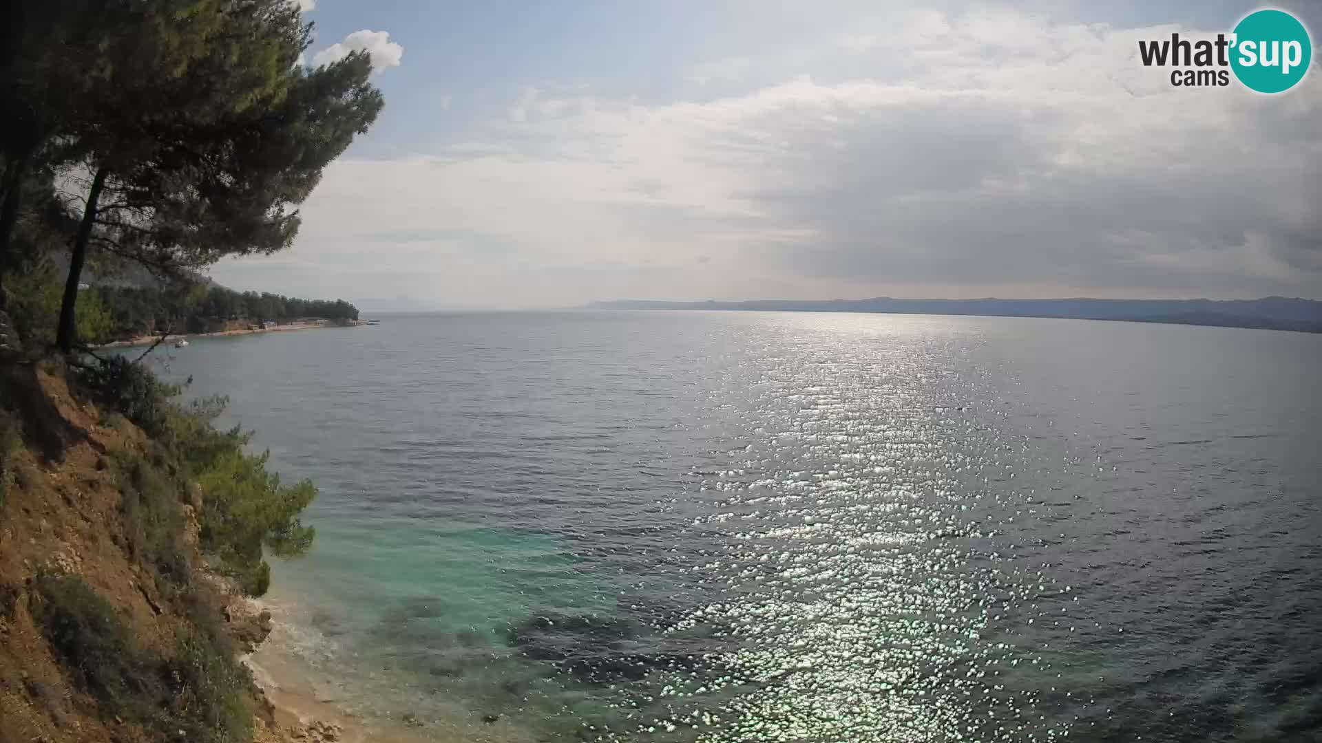 Webcam Potočine Beach Bol – Live View of Borak Beach, Brač Island