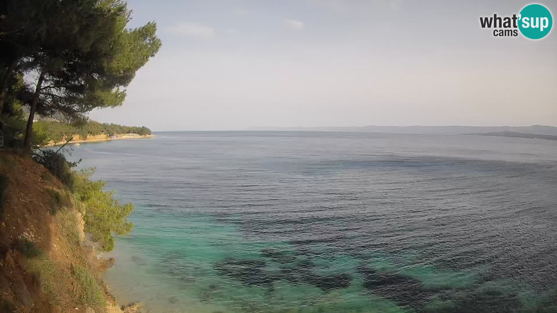 Web kamera Potočine Bol – Pogled uživo na plažu Borak, otok Brač