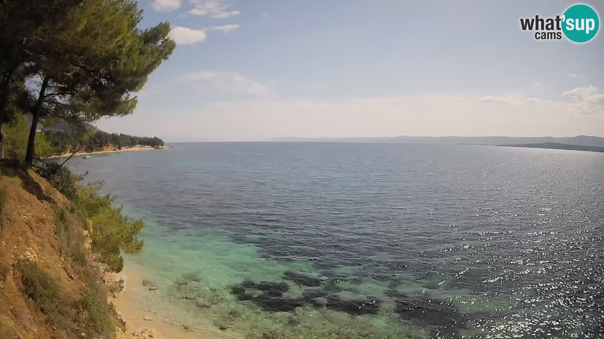 Webcam Potočine Beach Bol – Live View of Borak Beach, Brač Island