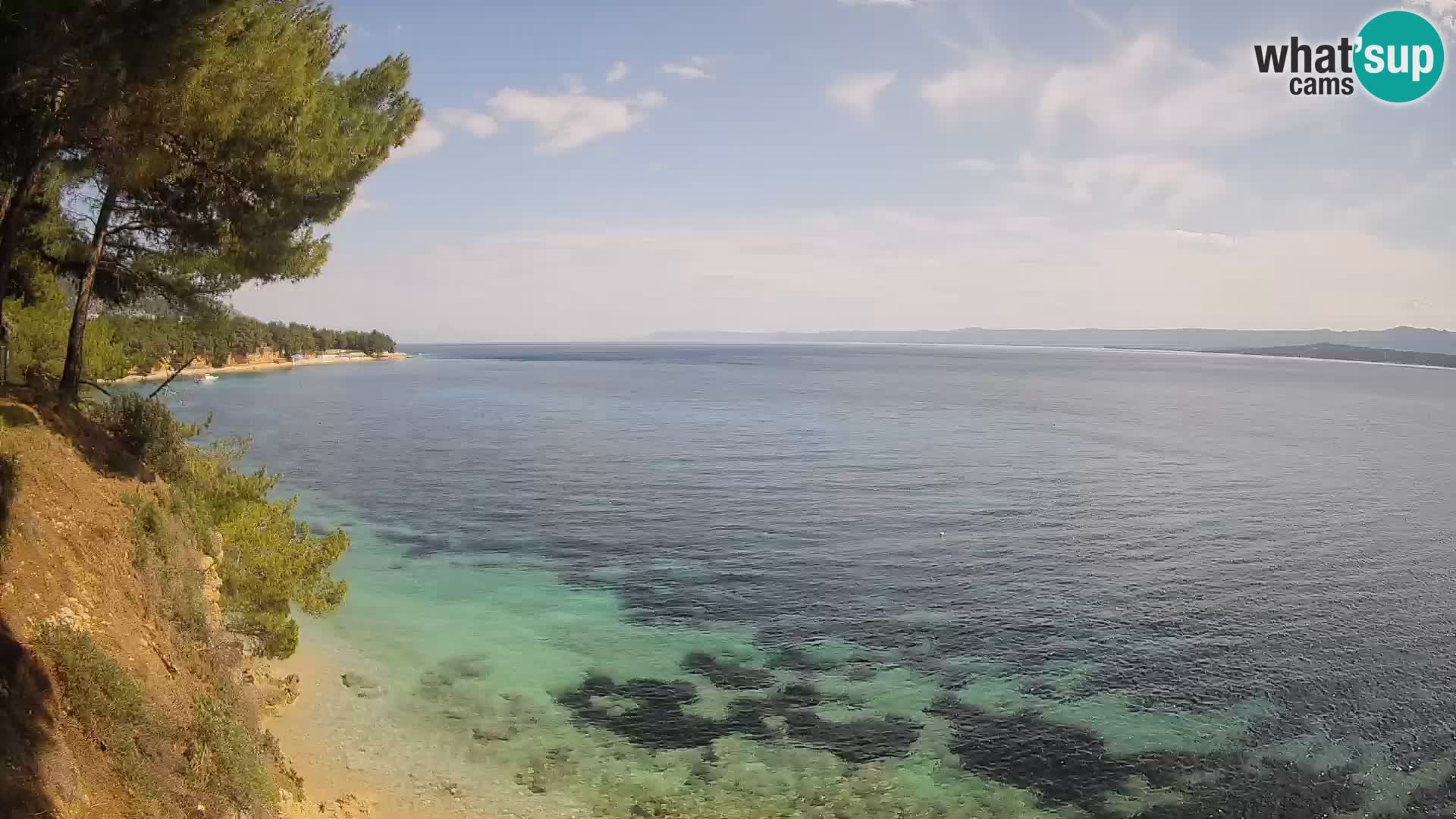 Webcam Potočine Beach Bol – Live View of Borak Beach, Brač Island