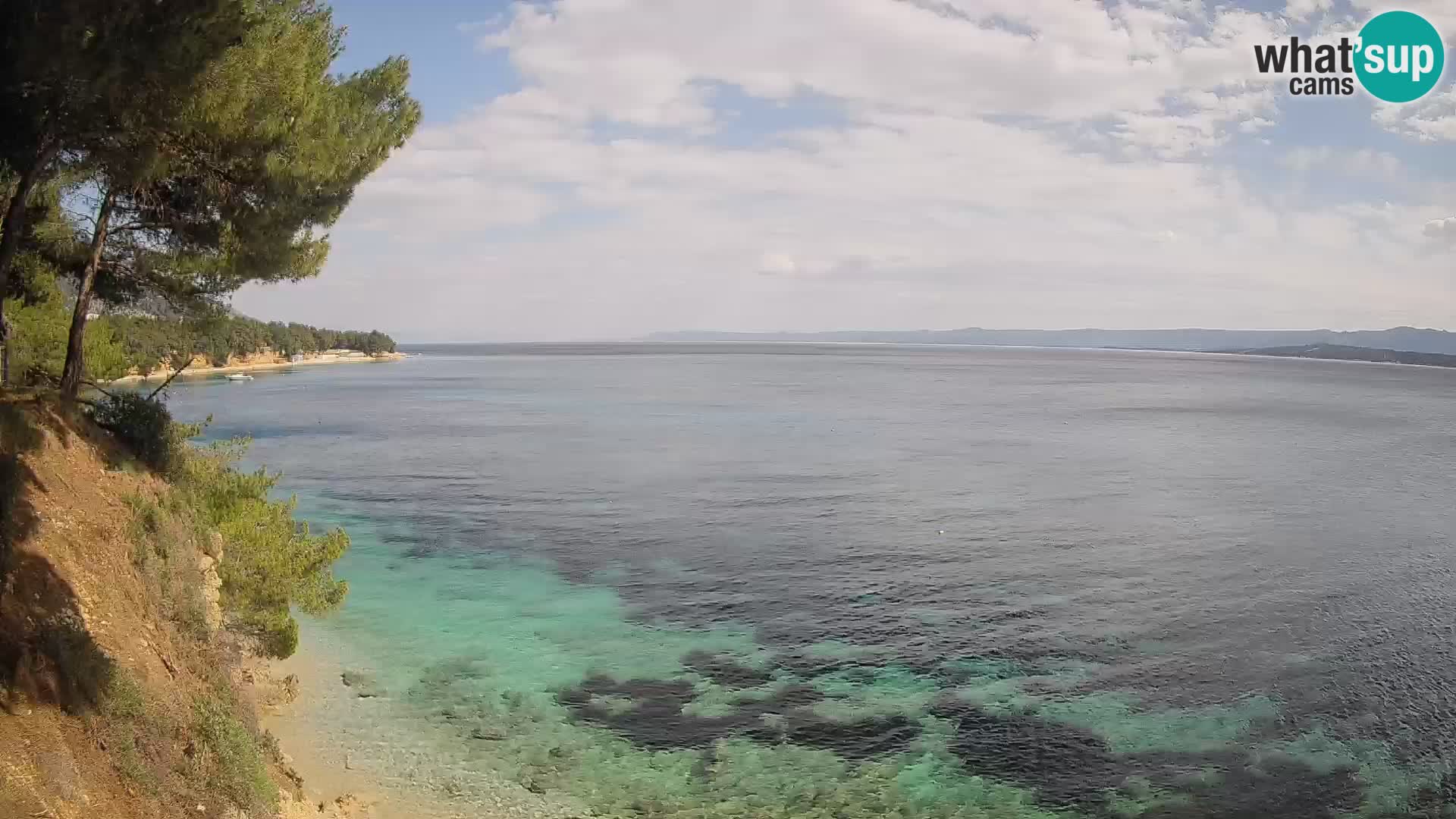 Webcam Potočine Beach Bol – Live View of Borak Beach, Brač Island