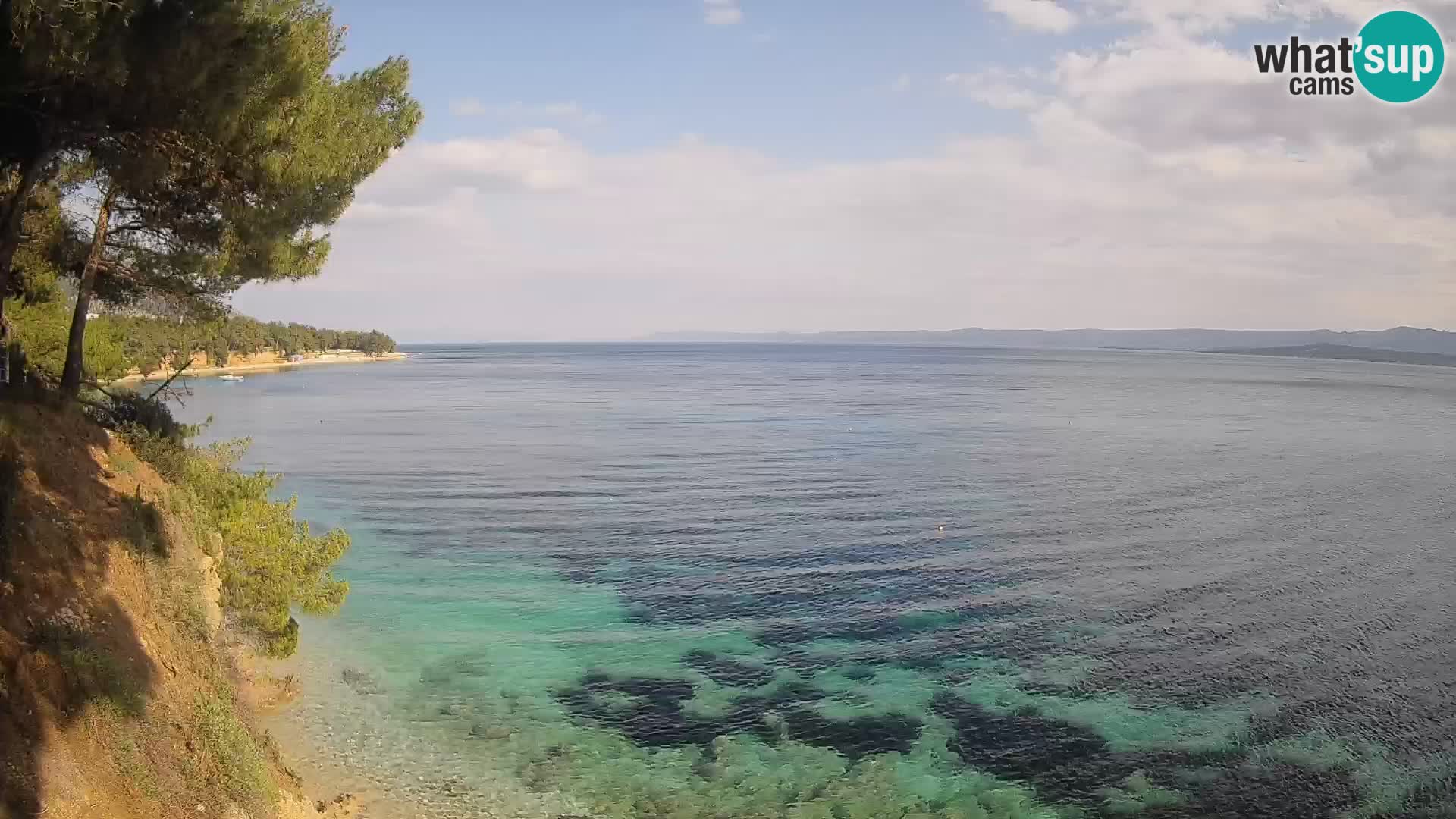 Webcam Potočine Beach Bol – Live View of Borak Beach, Brač Island