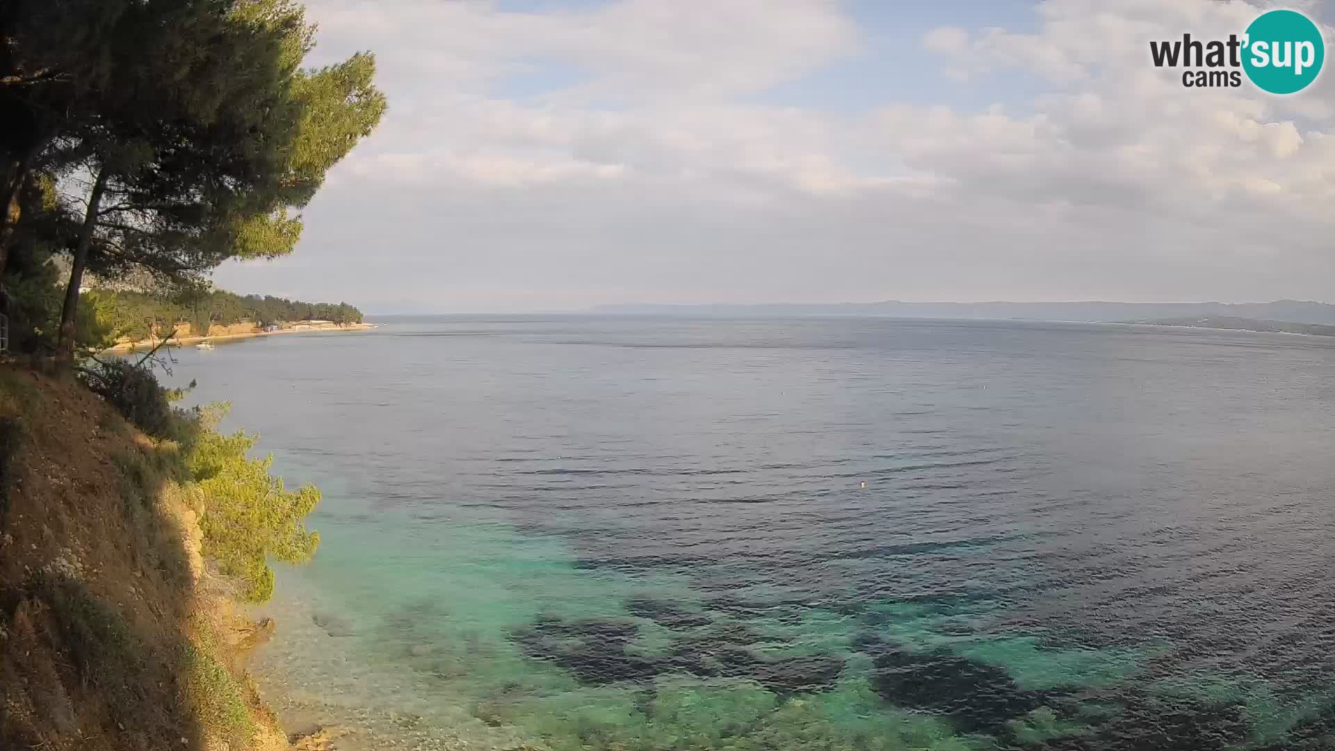 Webcam Potočine Beach Bol – Live View of Borak Beach, Brač Island