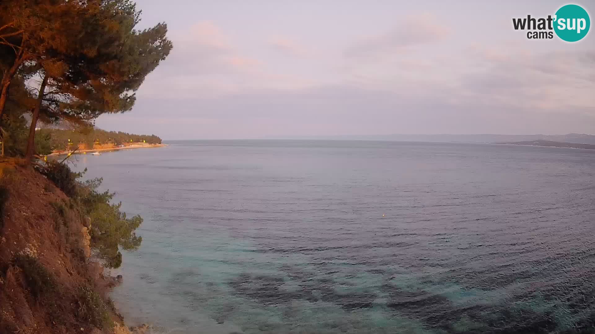 Webcam Potočine Beach Bol – Live View of Borak Beach, Brač Island