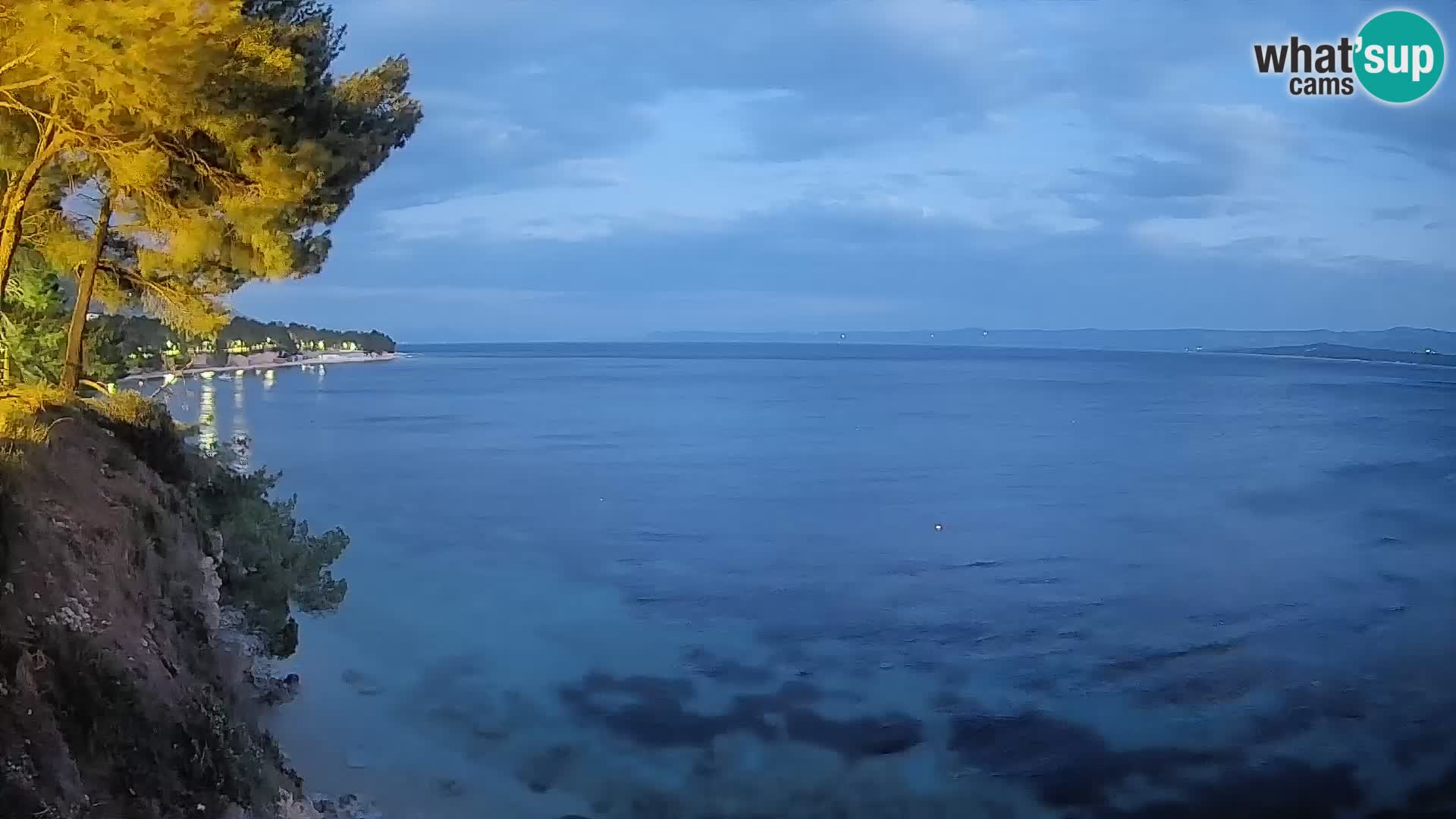 Webcam Potočine Beach Bol – Live View of Borak Beach, Brač Island