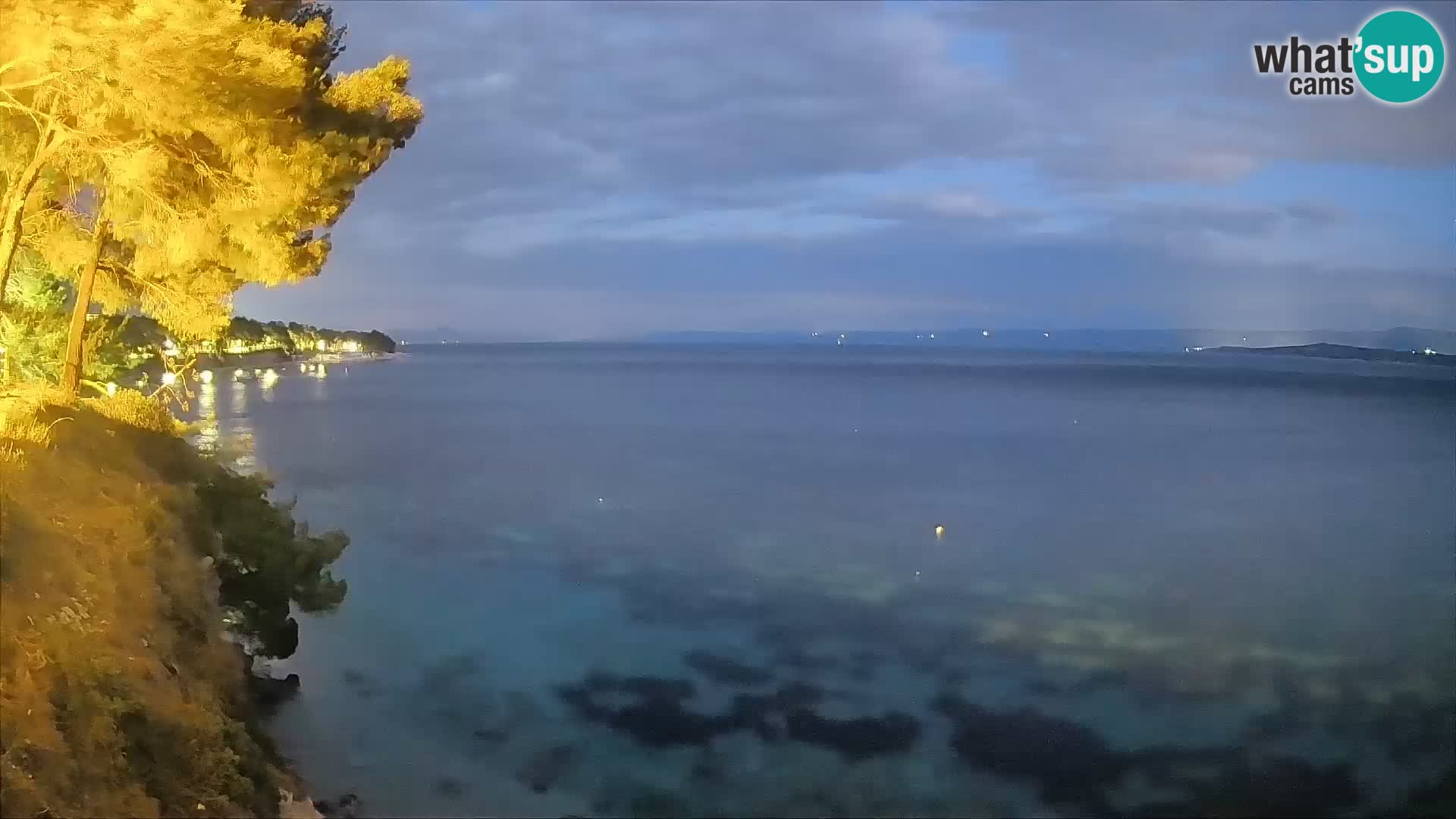 Webcam Potočine Beach Bol – Live View of Borak Beach, Brač Island
