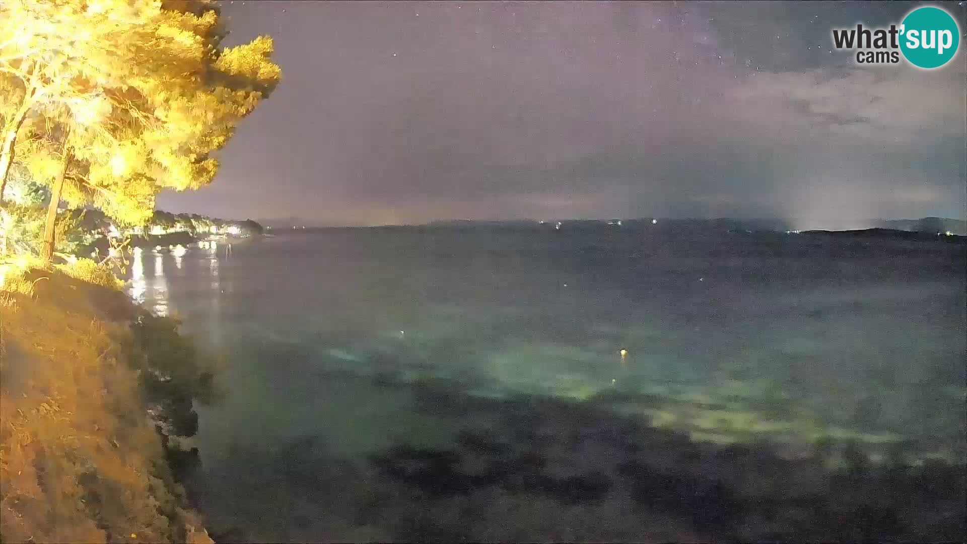 Webcam Spiaggia Potočine Bol – Vista live sulla spiaggia Borak, Isola di Brač