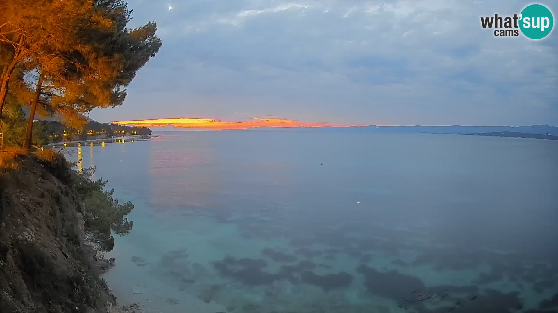 Webcam Playa Potočine Bol – Vista en vivo de Borak Beach, Isla de Brač