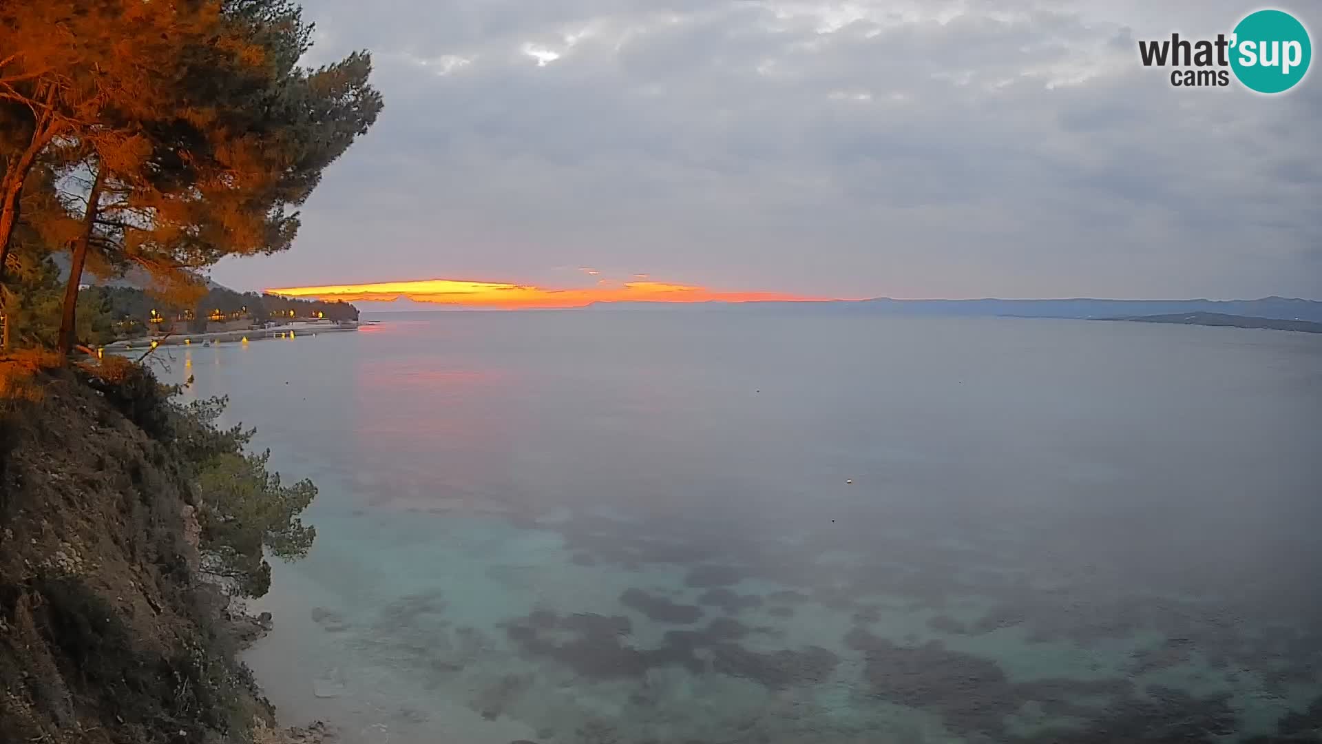 Webcam Playa Potočine Bol – Vista en vivo de Borak Beach, Isla de Brač