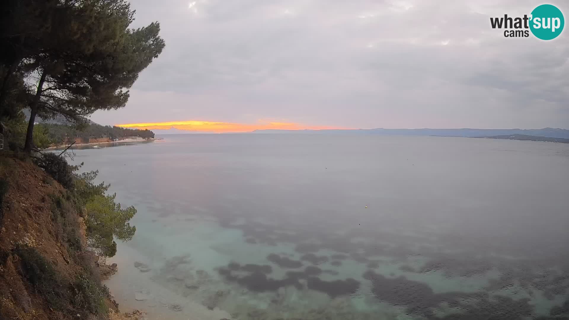Webcam plage Potočine Bol – Vue en direct sur Borak Beach, île de Brač