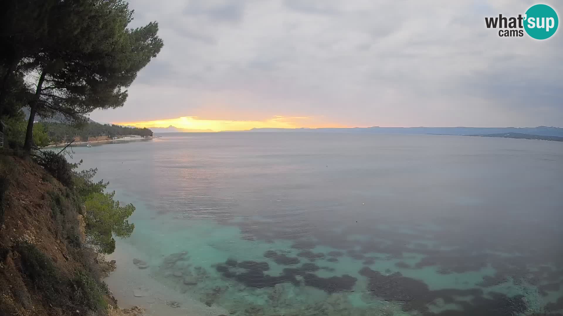 Webcam Potočine Beach Bol – Live View of Borak Beach, Brač Island