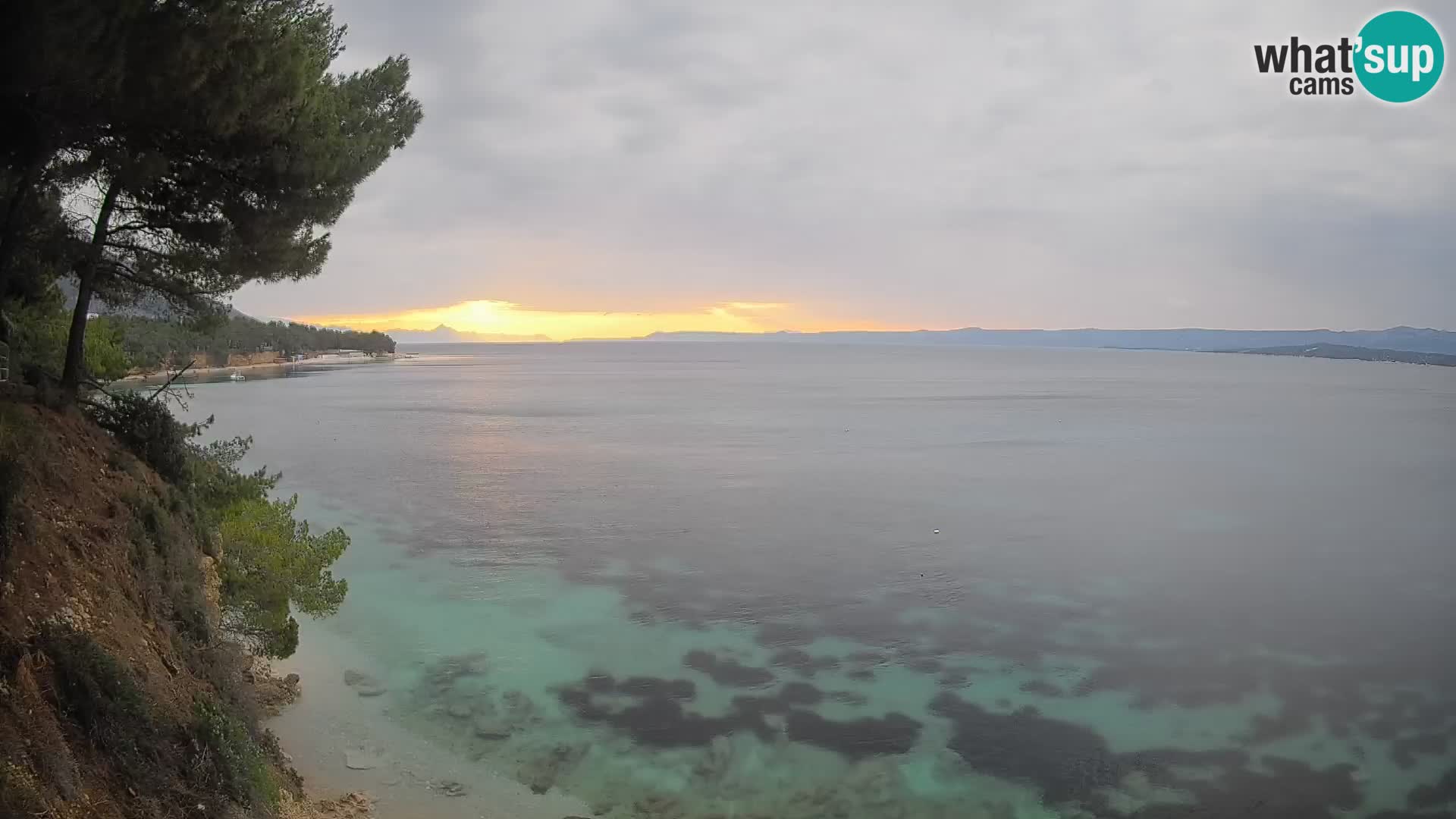 Webcam Potočine Beach Bol – Live View of Borak Beach, Brač Island