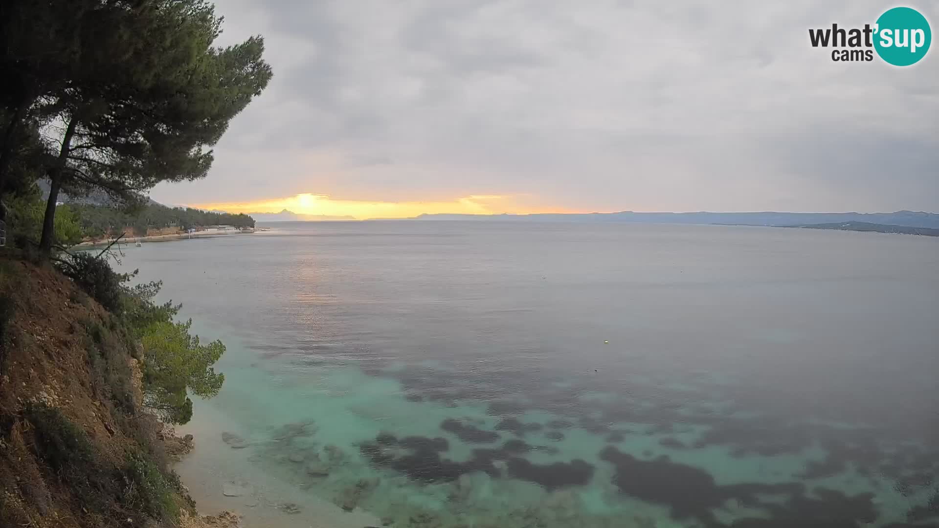 Webcam Strand Potočine Bol – Liveblick auf Borak Beach, Insel Brač