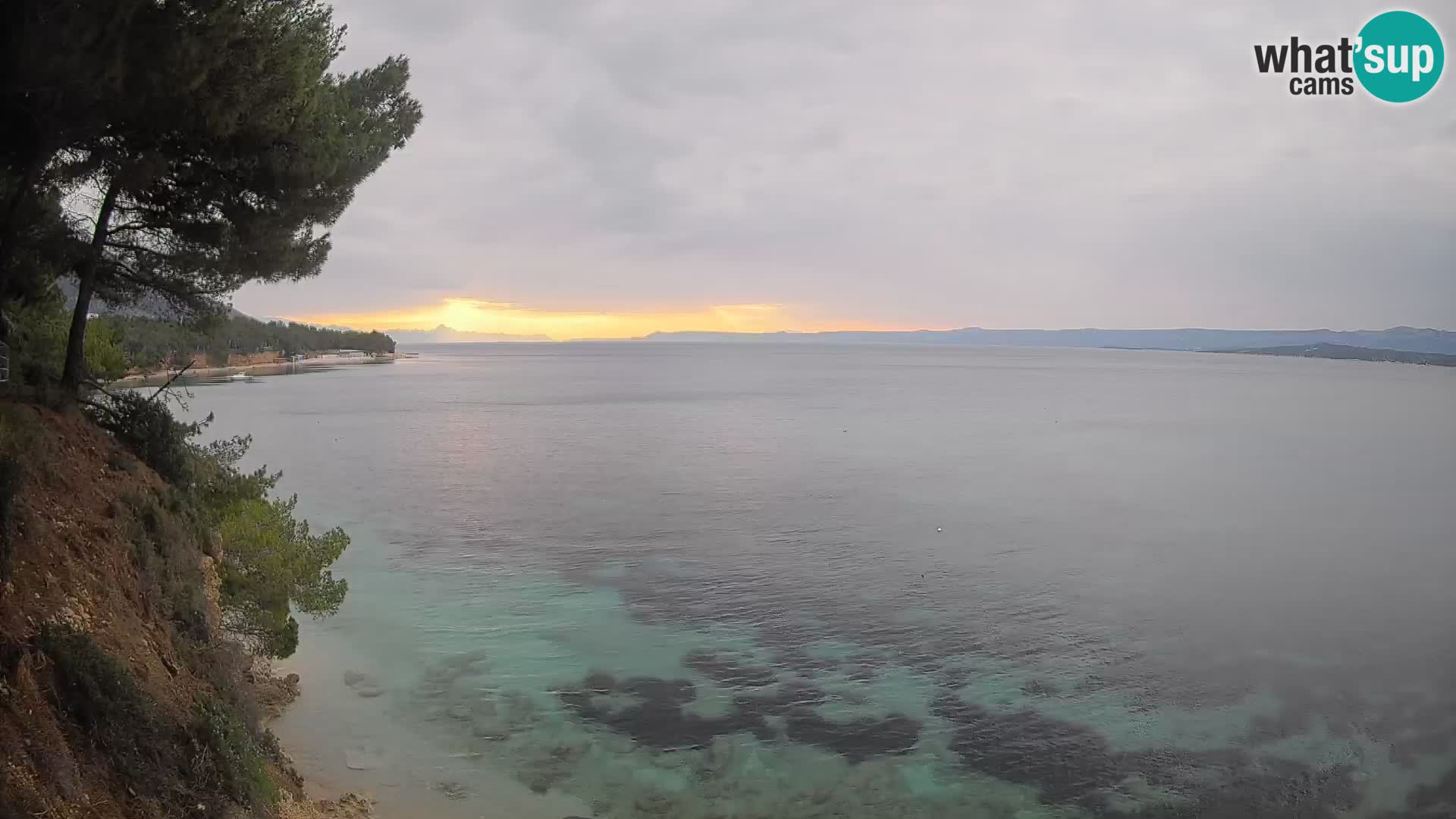 Webcam Strand Potočine Bol – Liveblick auf Borak Beach, Insel Brač