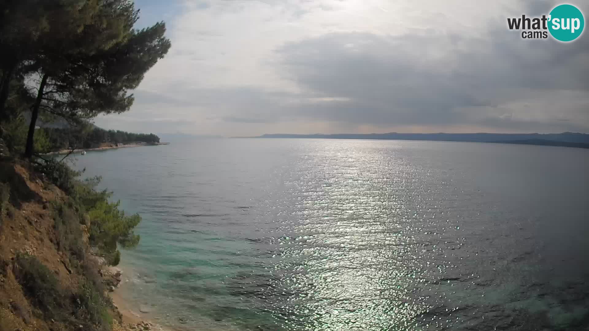 Webcam plage Potočine Bol – Vue en direct sur Borak Beach, île de Brač