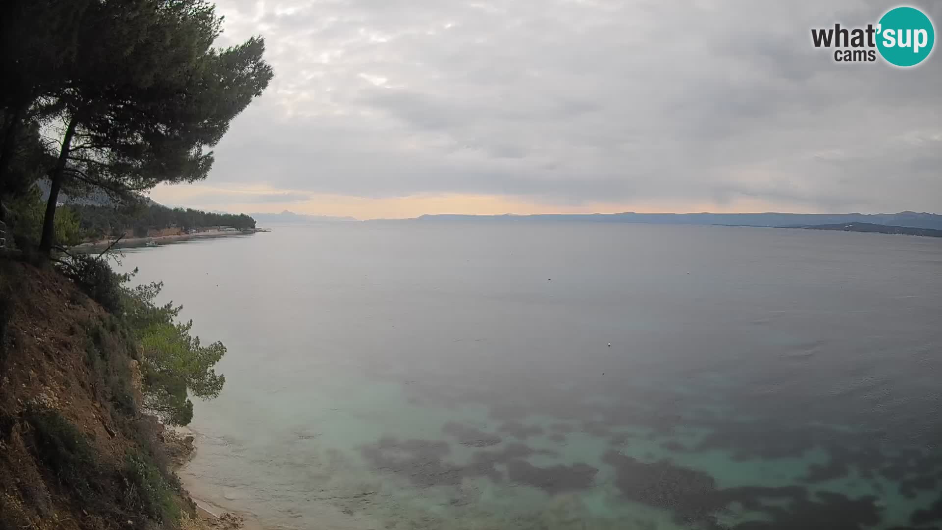 Webcam Potočine Beach Bol – Live View of Borak Beach, Brač Island